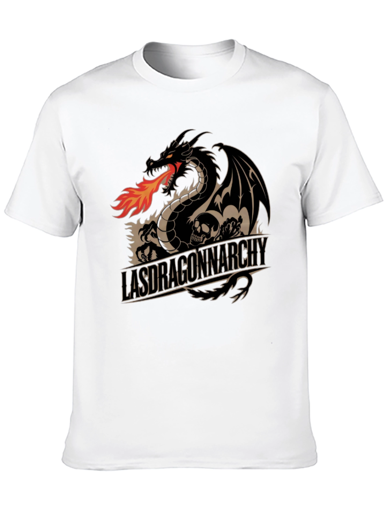 Dragon Anarchy Black Graphic Tee