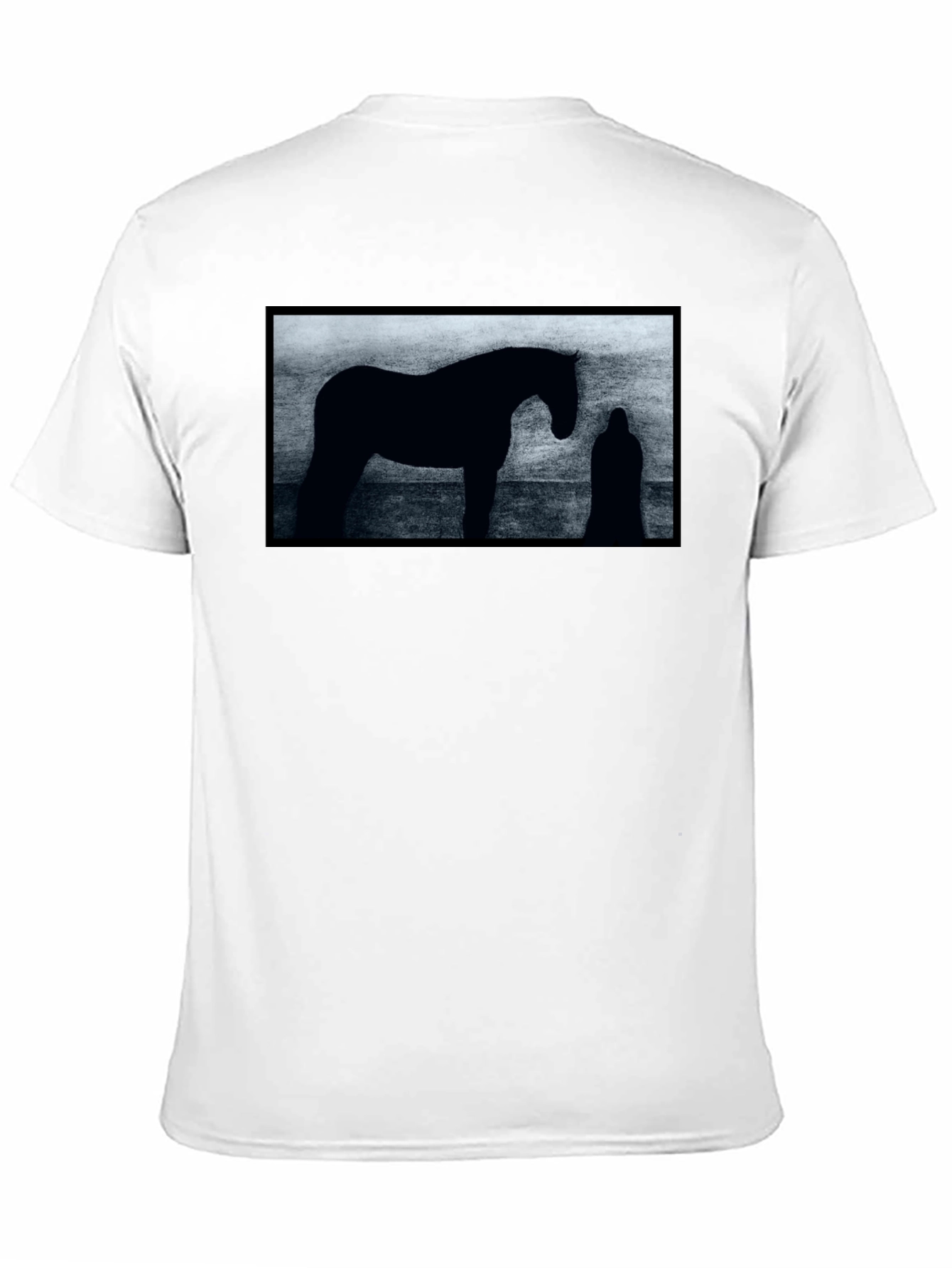 Silhouette Horse Graphic T-Shirt - Unisex Black Tee