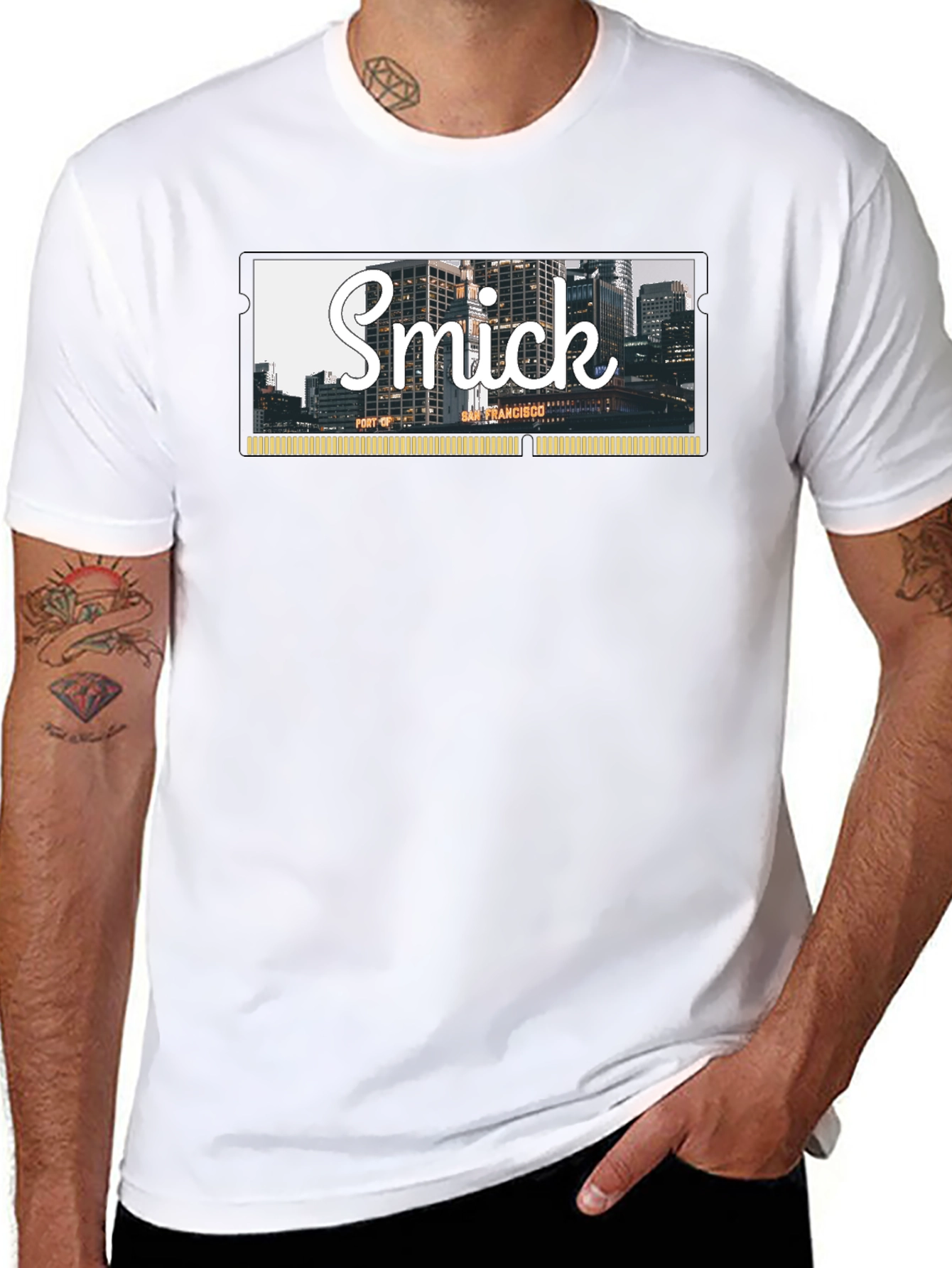 Smick San Francisco Cityscape Graphic T-Shirt