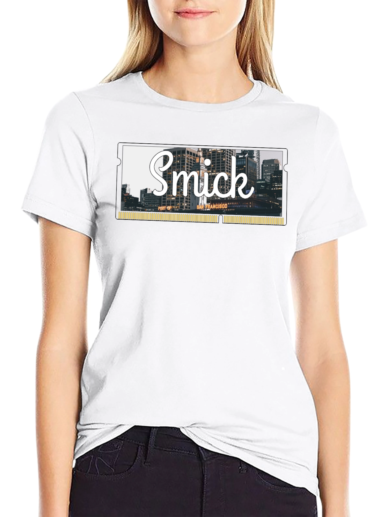 Smick San Francisco Cityscape Graphic T-Shirt