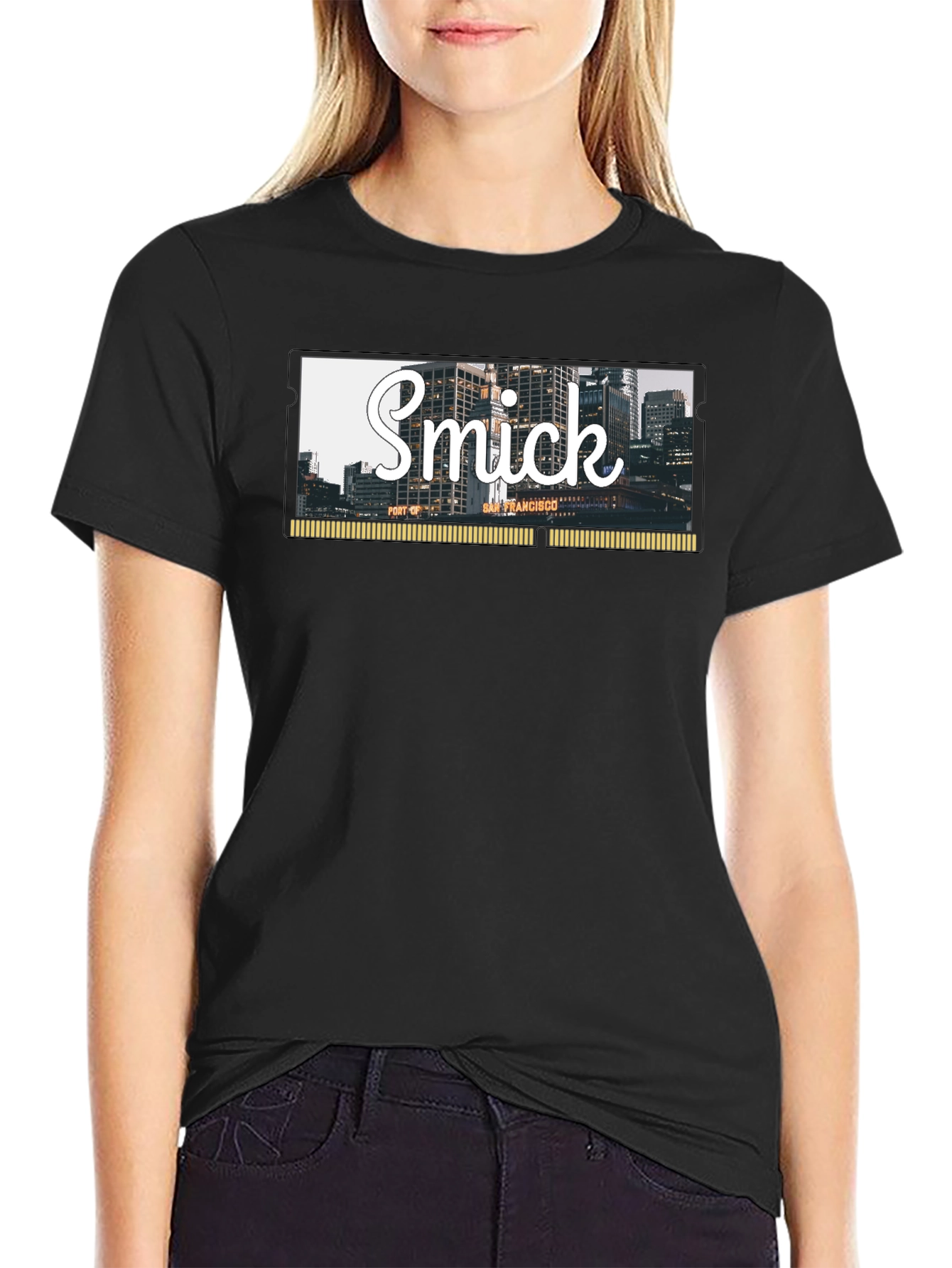 Smick San Francisco Cityscape Graphic T-Shirt