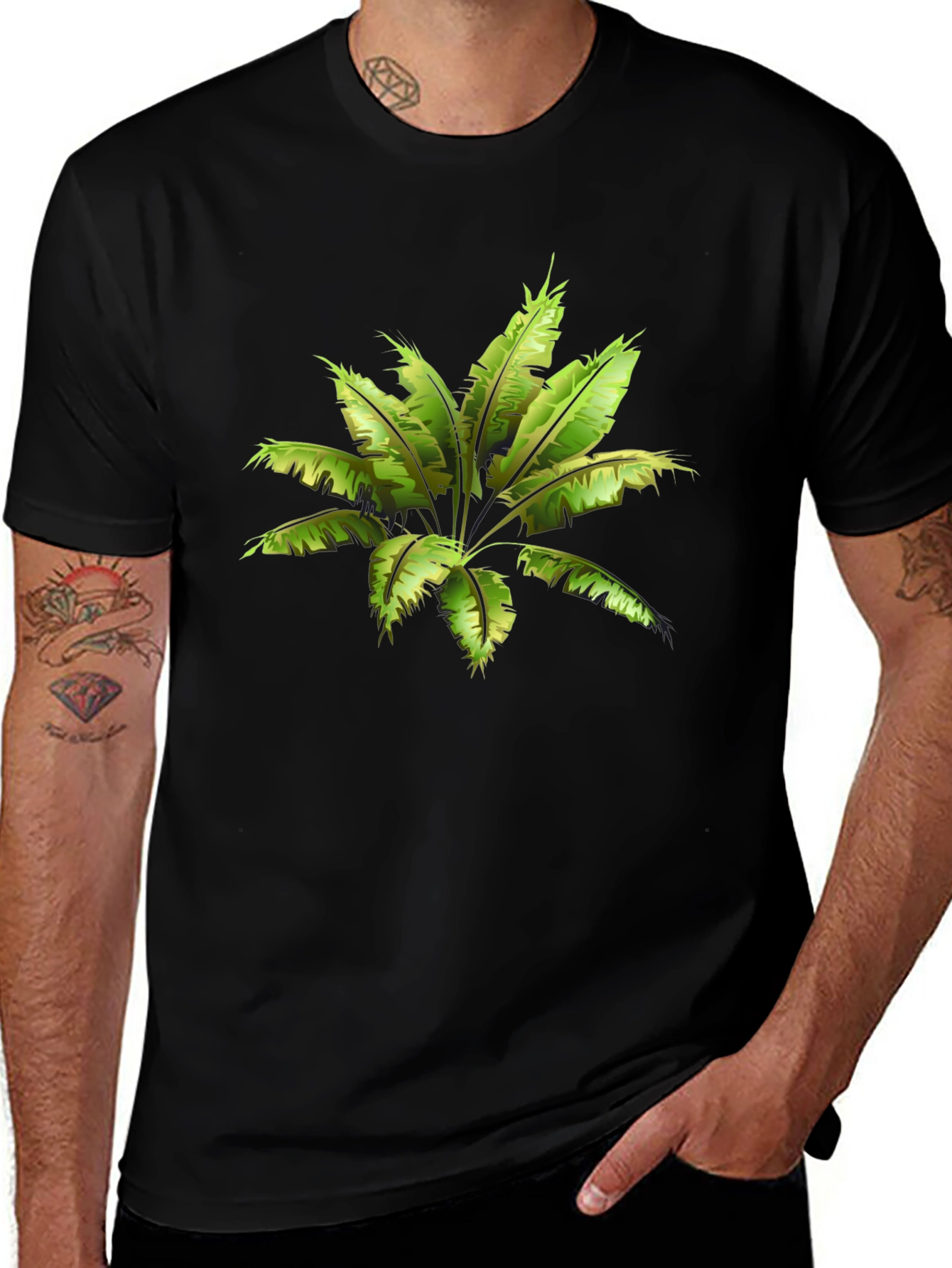 Tropical Palm Tree Graphic Tee