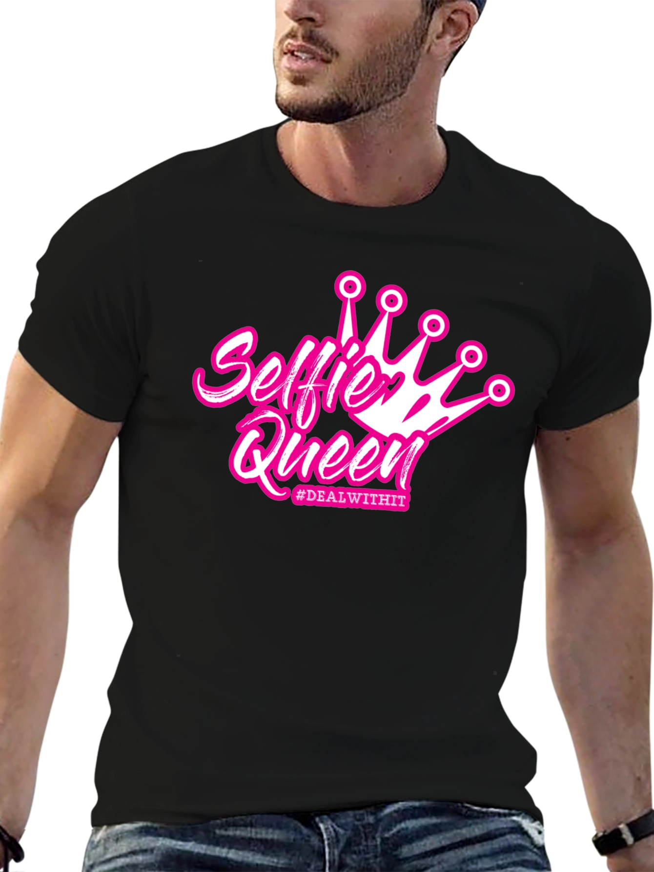 Selfie Queen Black T-Shirt