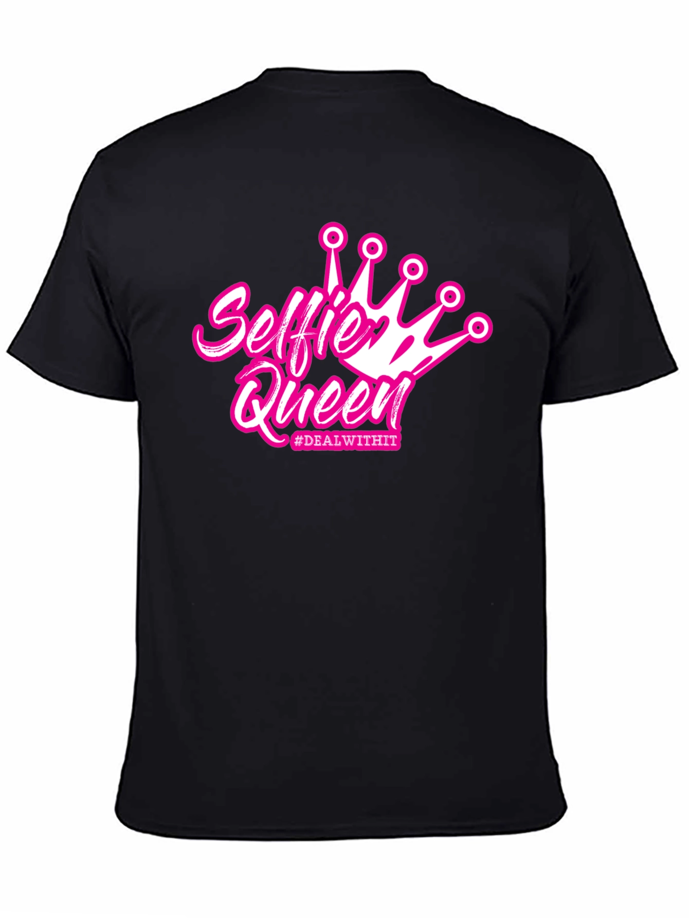 Selfie Queen Black T-Shirt