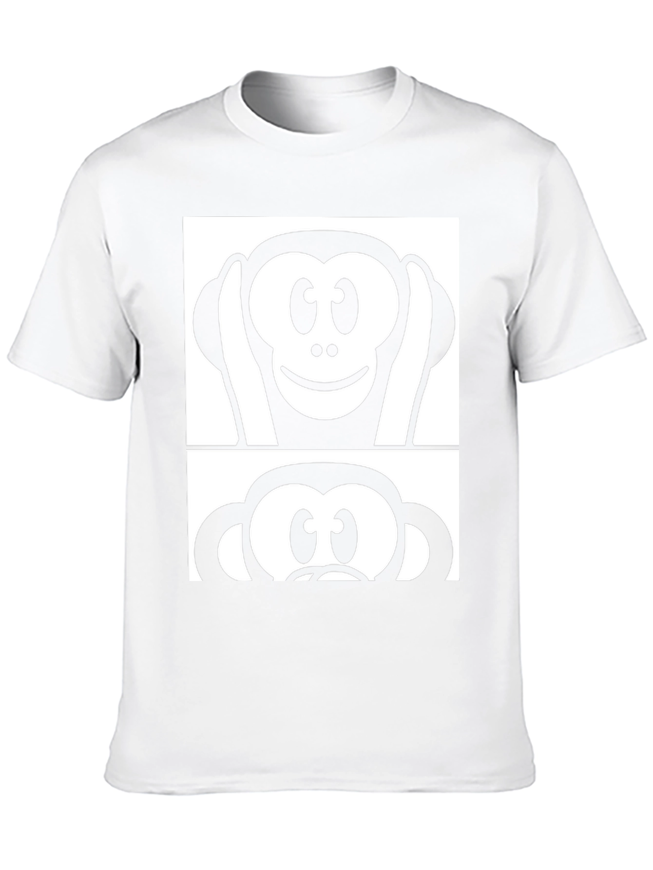 Hear See Speak No Evil Monkey Graphic Tee