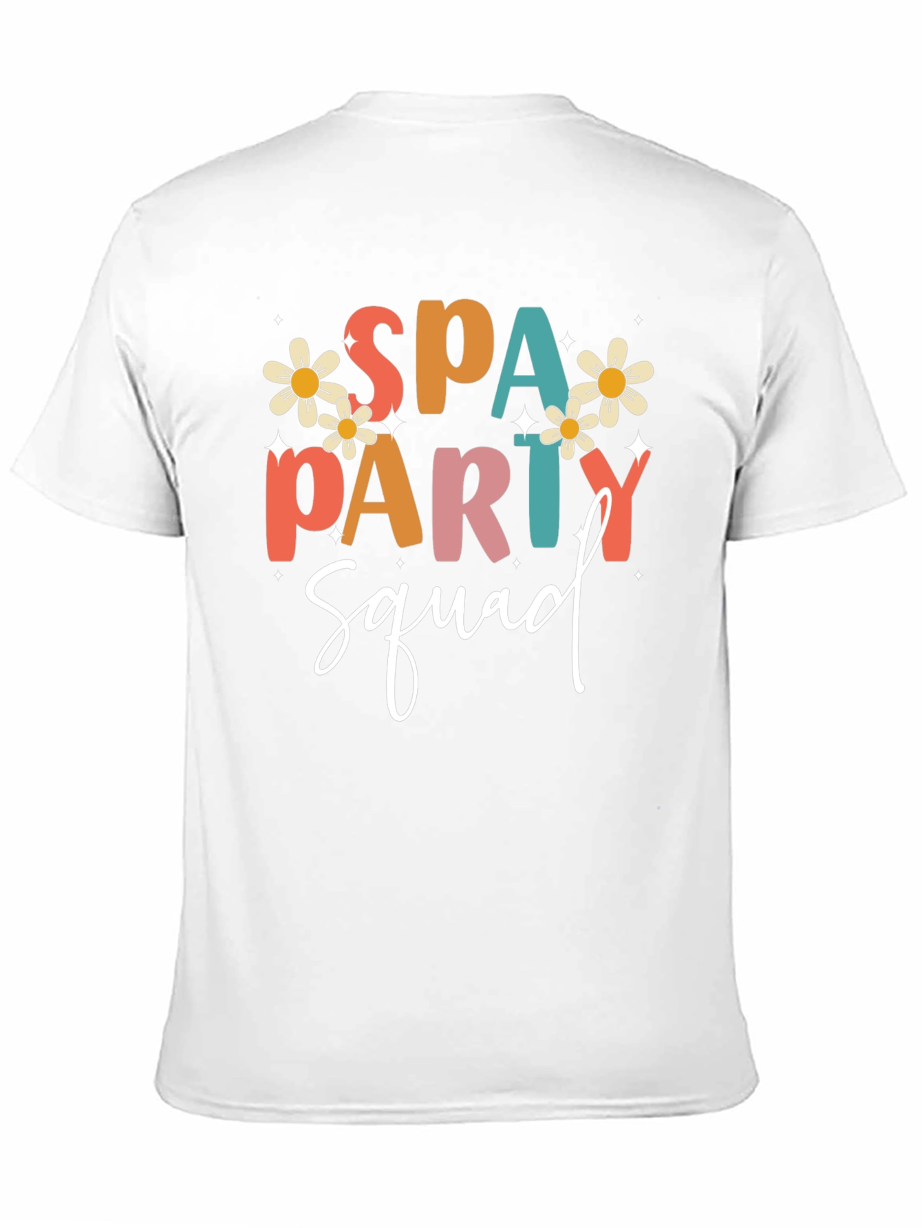 Spa Party Squad Black Graphic Tee