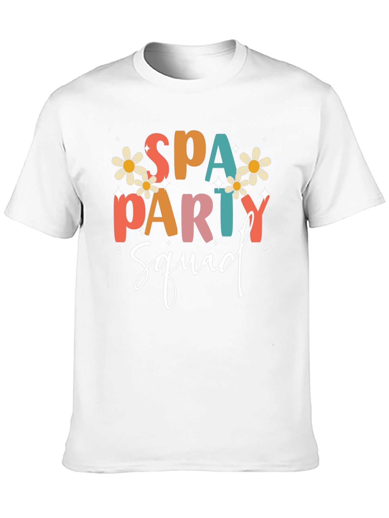 Spa Party Squad Black Graphic Tee