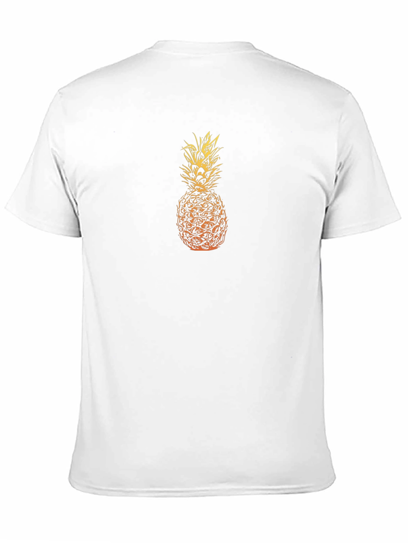 Pineapple Graphic Tee - Stylish Black T-Shirt