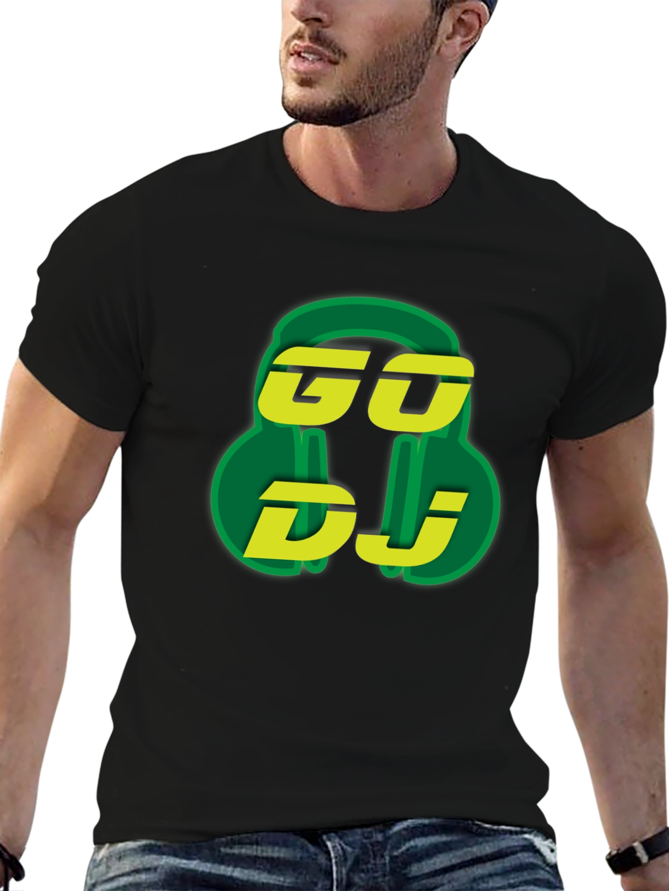 GO DJ Graphic T-Shirt - Music Lover Tee
