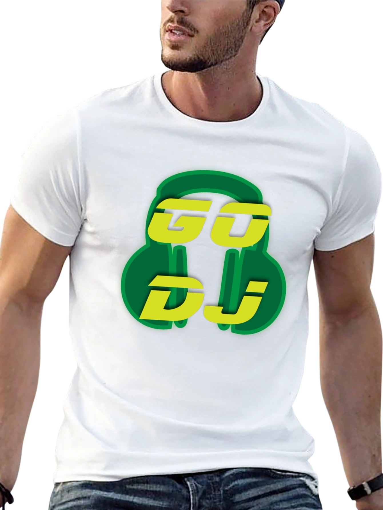 GO DJ Graphic T-Shirt - Music Lover Tee