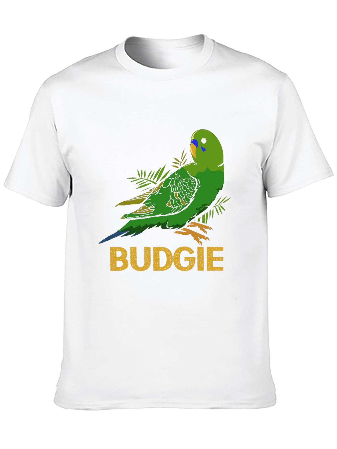 Budgie Parrot Graphic T-Shirt - Bird Lover Tee