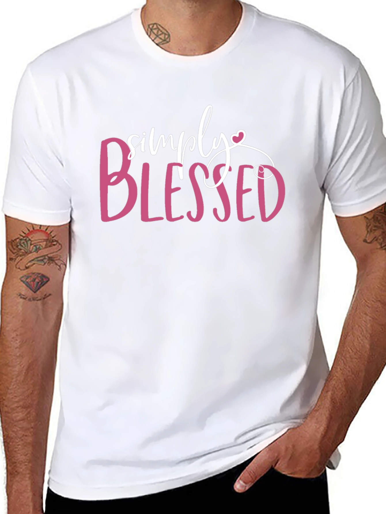 Simply Blessed Graphic T-Shirt - Stylish Comfort Fit