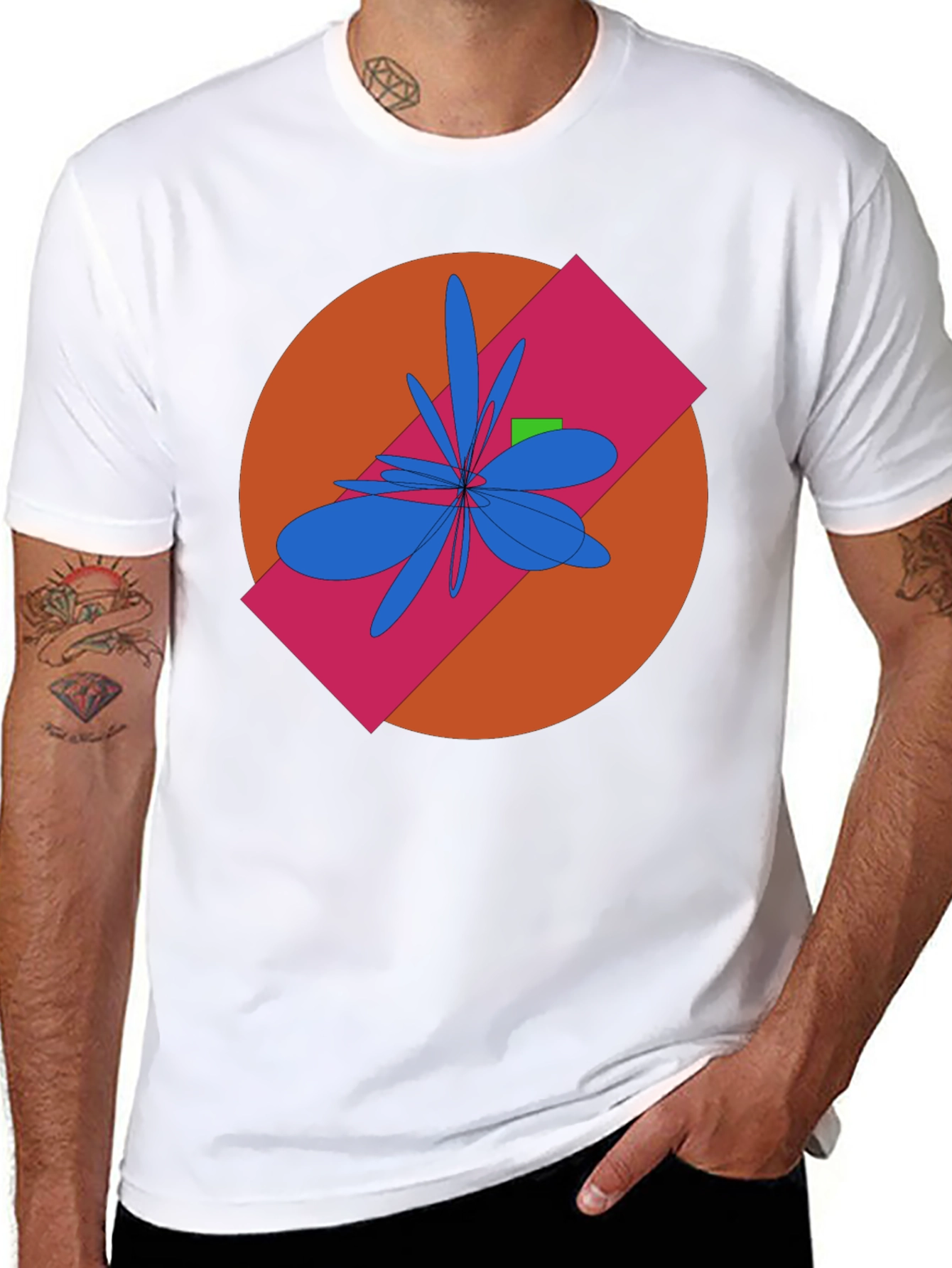 Abstract Graphic Tee - Bold & Unique Design