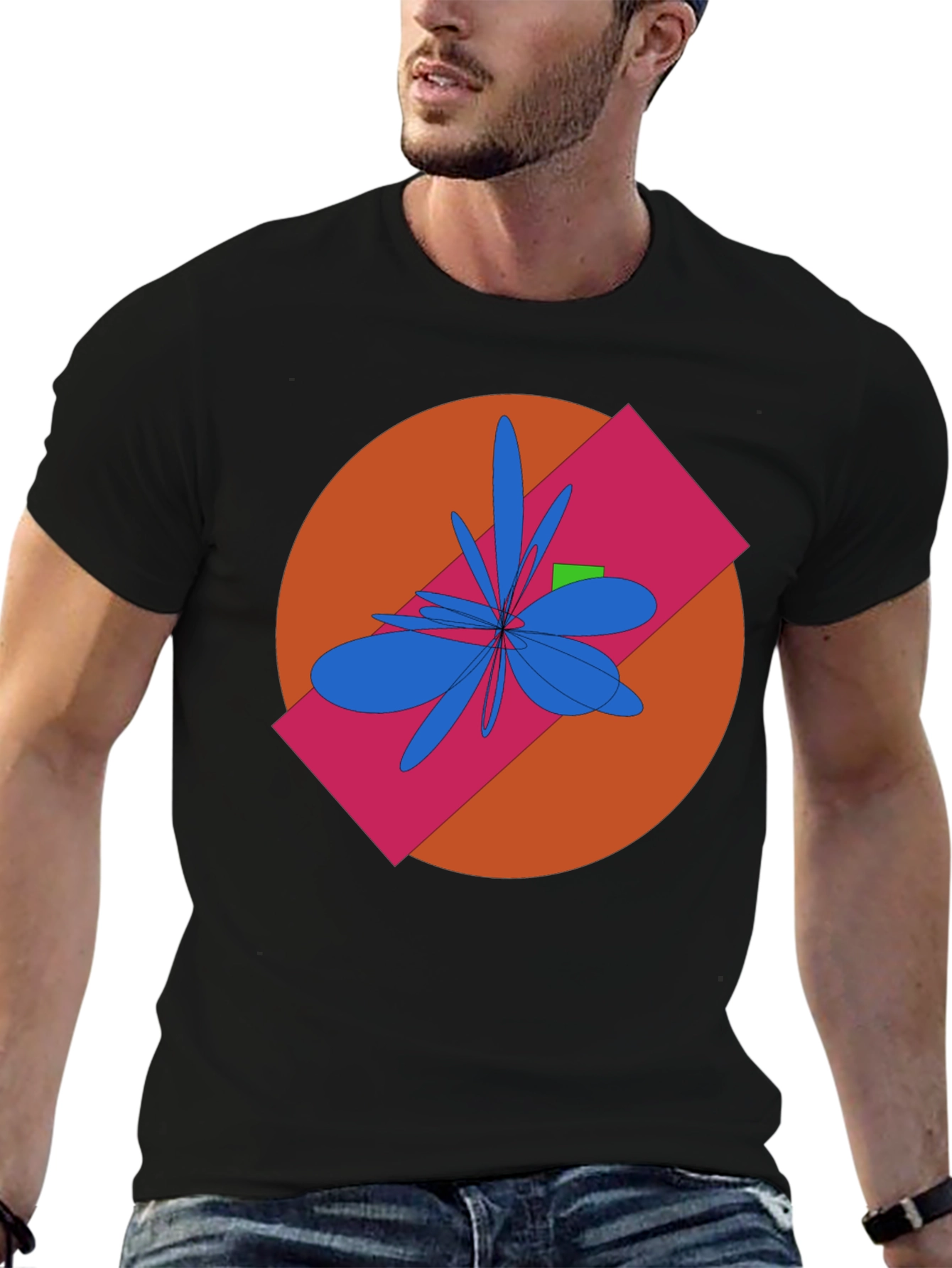 Abstract Graphic Tee - Bold & Unique Design