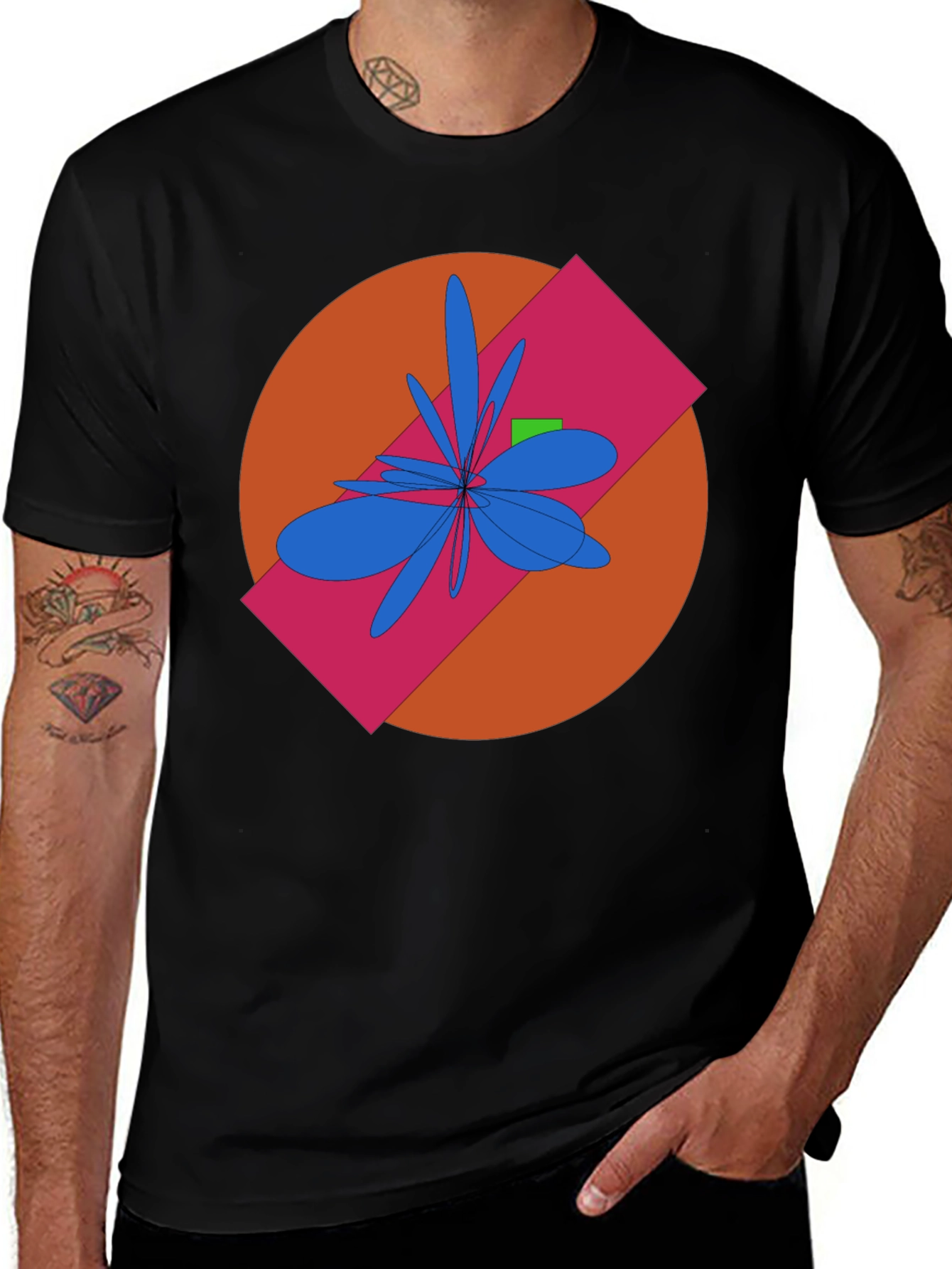 Abstract Graphic Tee - Bold & Unique Design