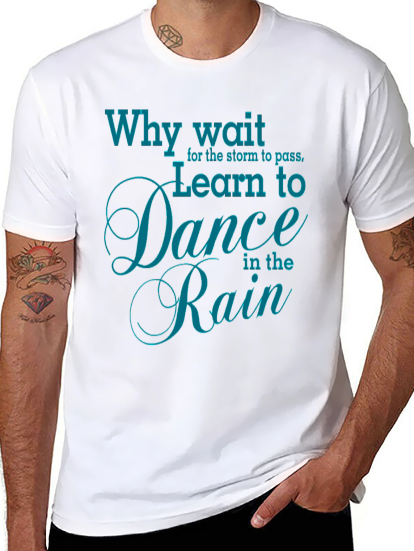 Learn to Dance in the Rain Graphic Tee