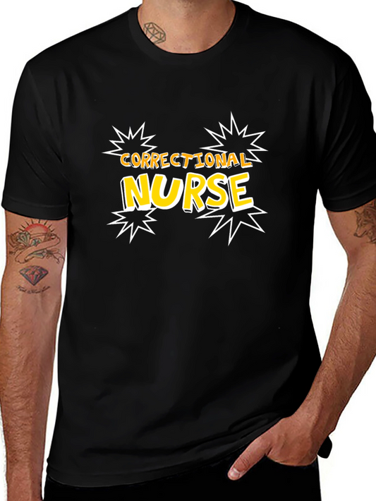 Correctional Nurse Black T-Shirt