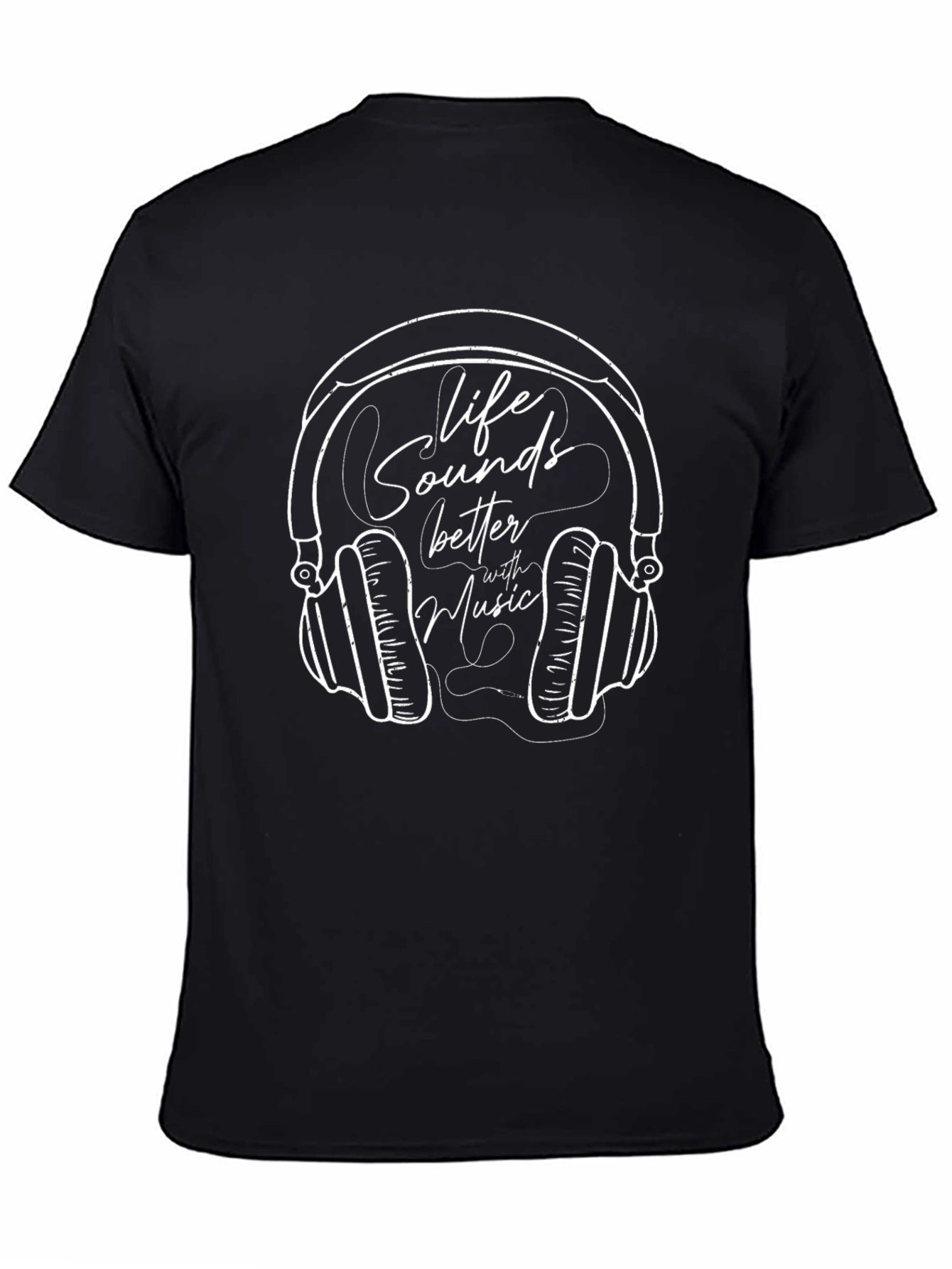 Life Sounds Better with Music T-Shirt