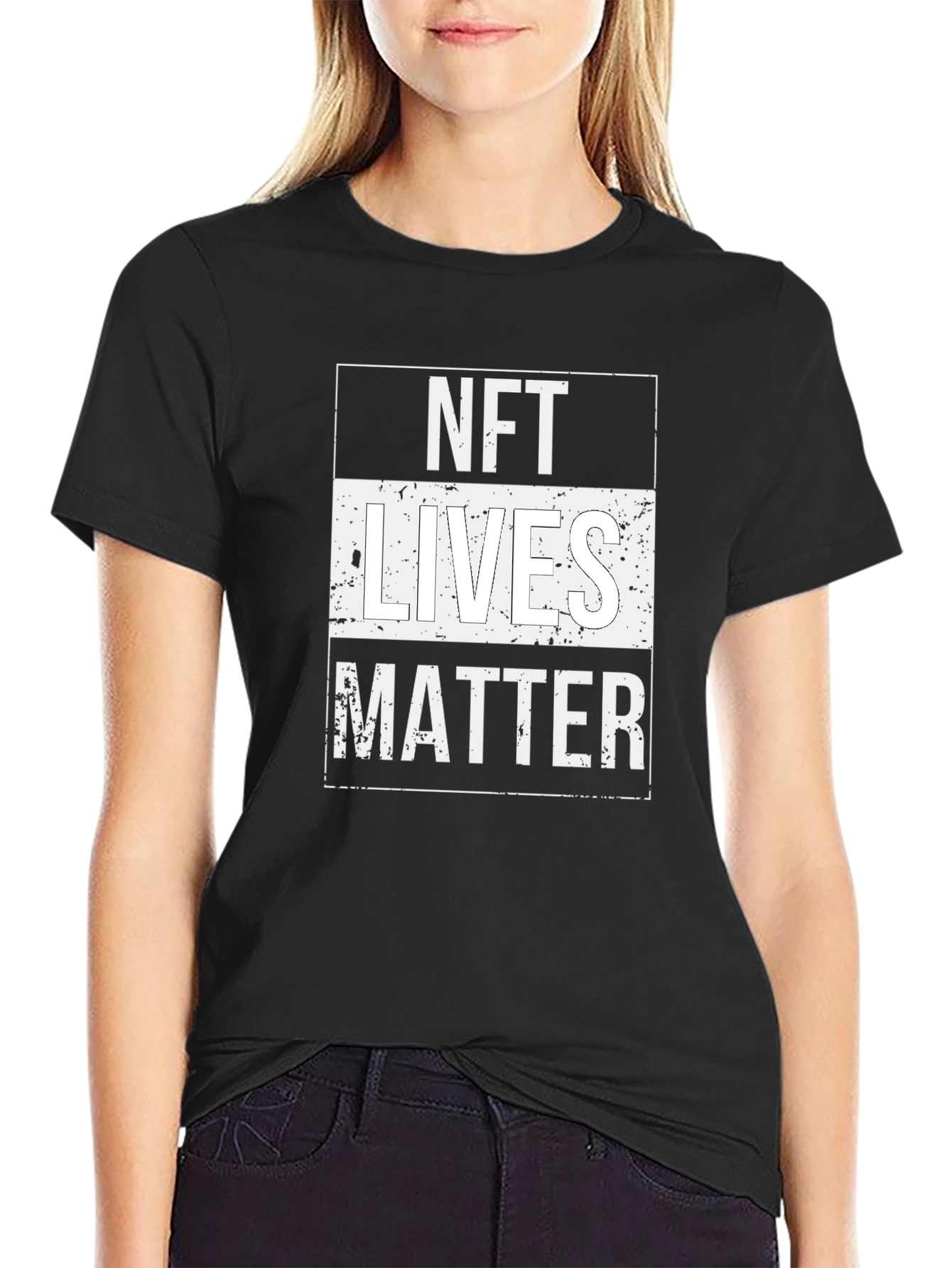 NFT Lives Matter Graphic Tee - Black