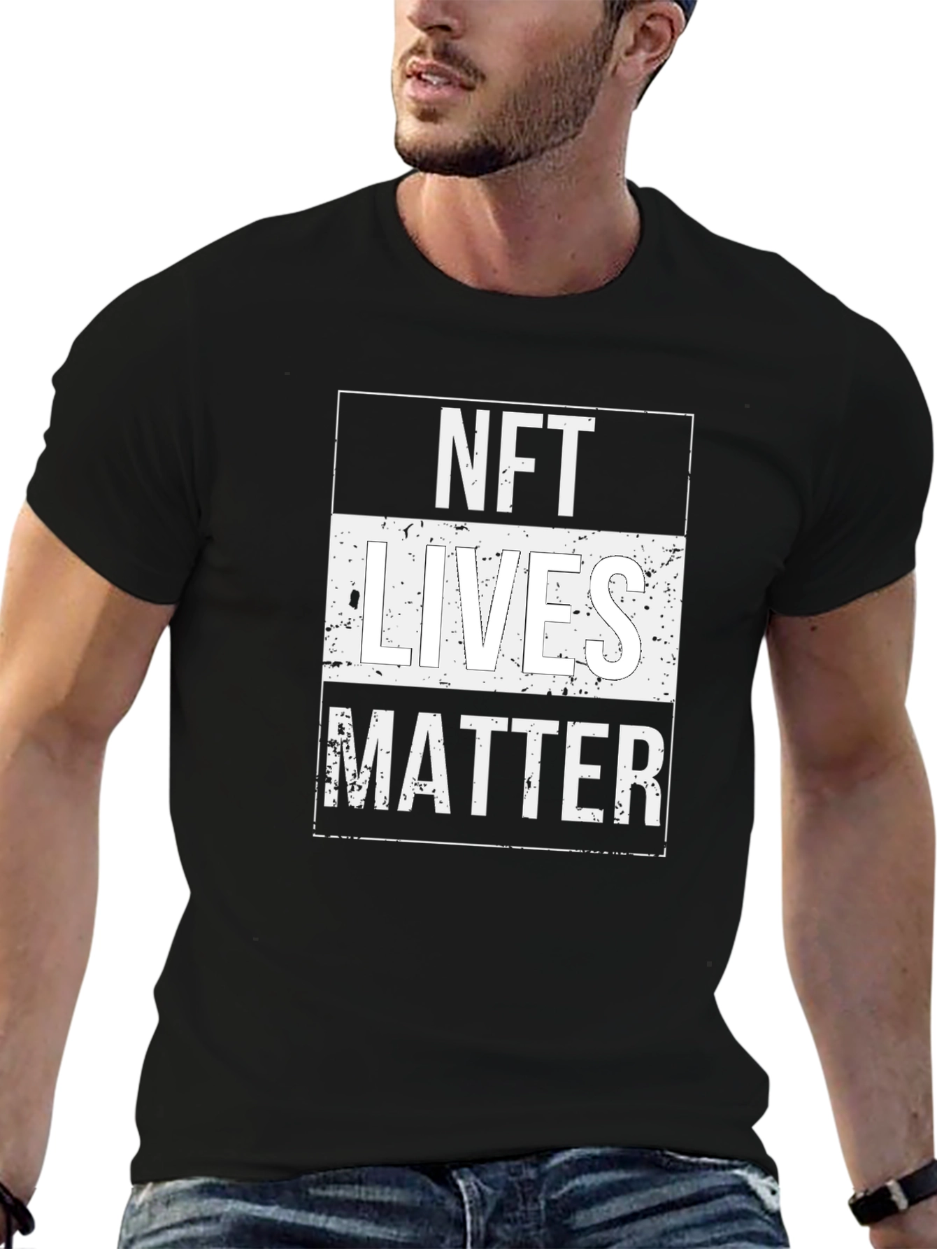 NFT Lives Matter Graphic Tee - Black