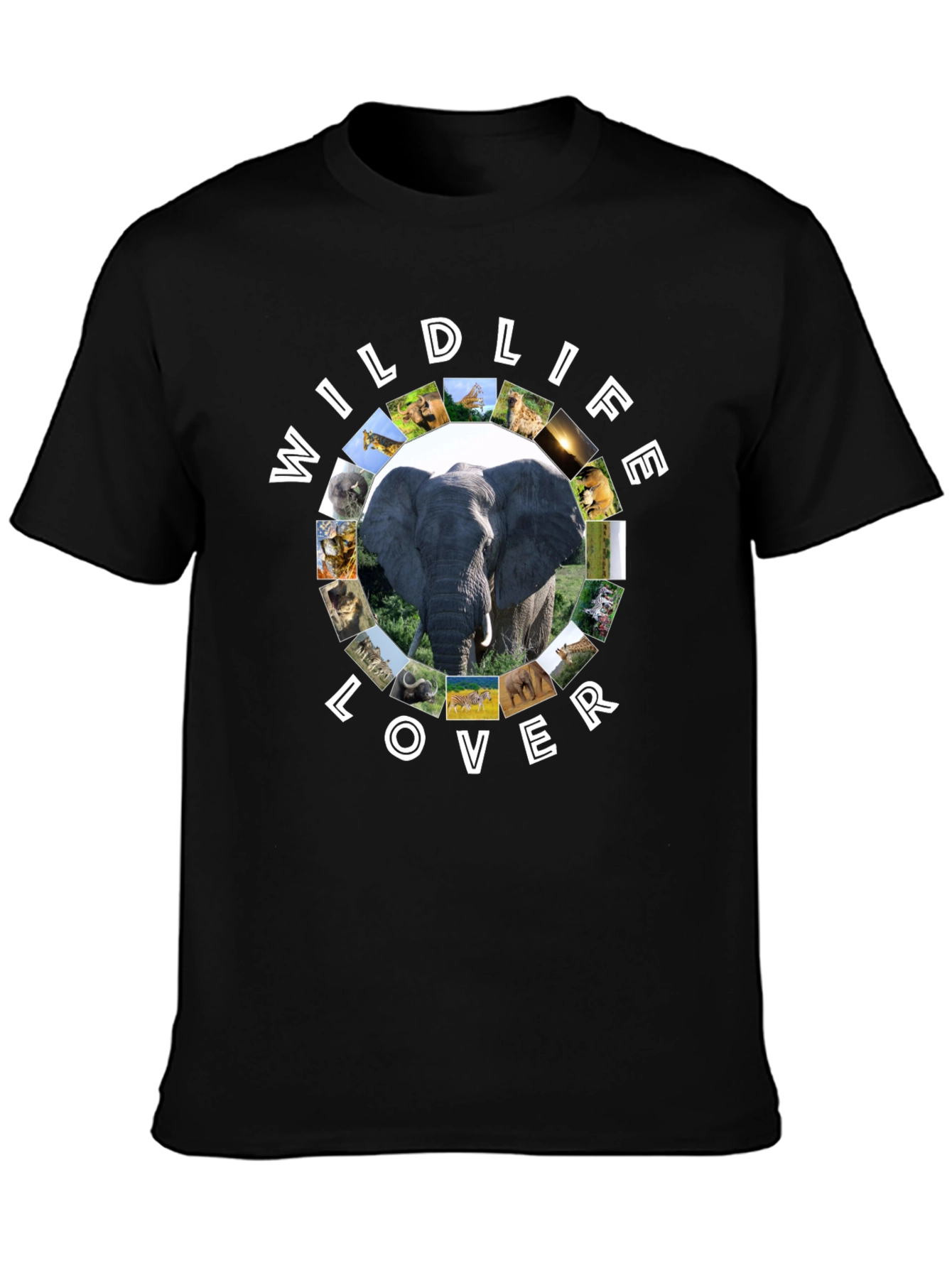 Wildlife Lover Graphic T-Shirt | Animal Print Tee