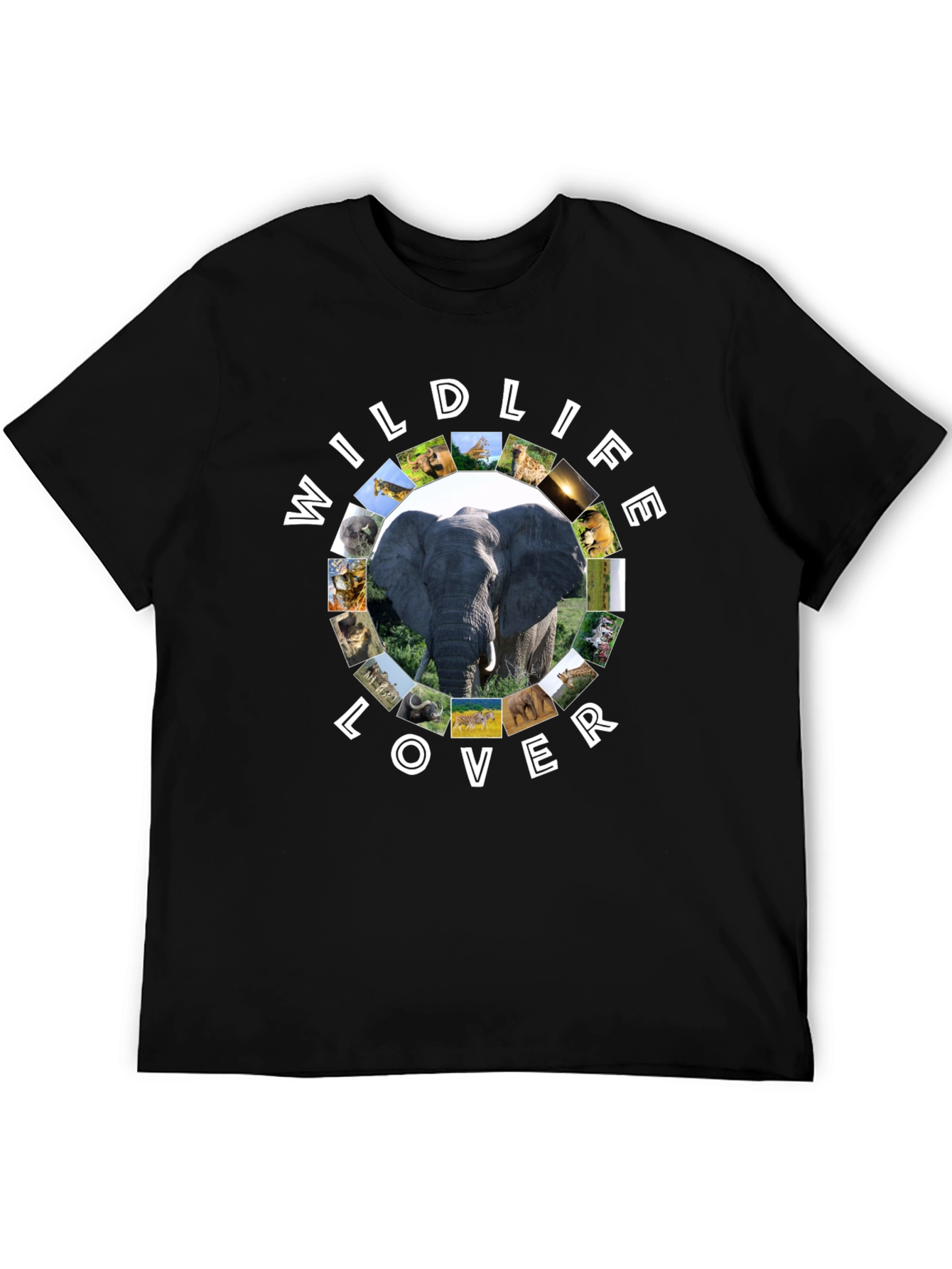 Wildlife Lover Graphic T-Shirt | Animal Print Tee