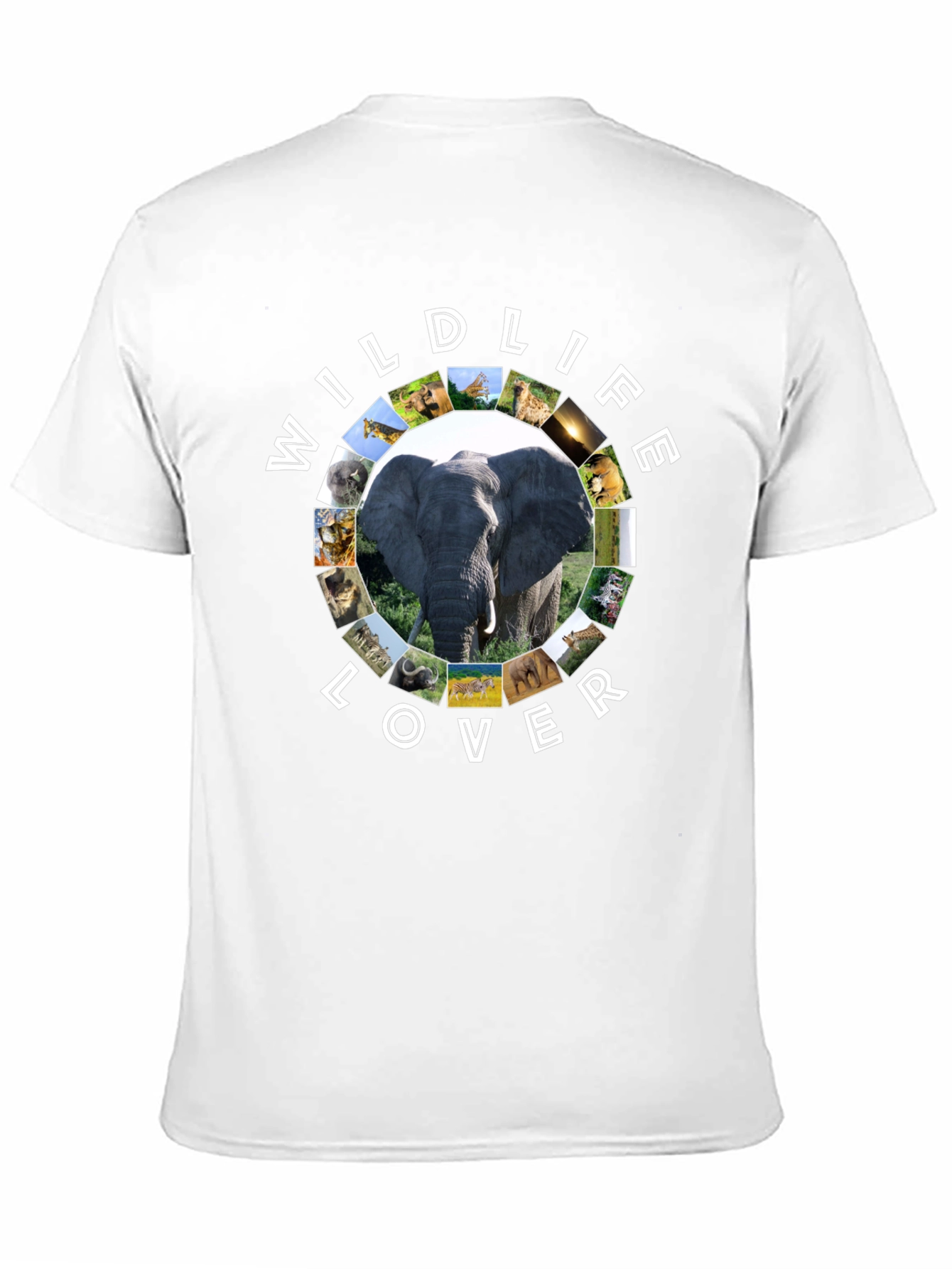 Wildlife Lover Graphic T-Shirt | Animal Print Tee