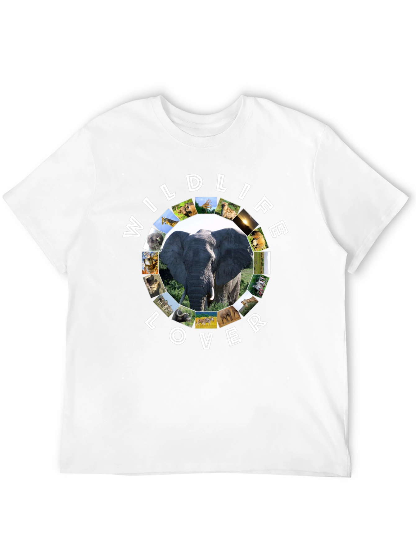 Wildlife Lover Graphic T-Shirt | Animal Print Tee