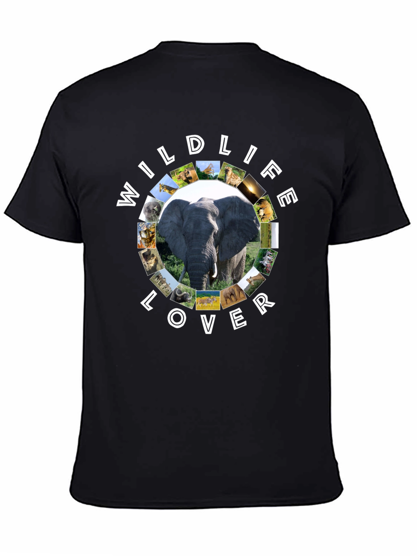 Wildlife Lover Graphic T-Shirt | Animal Print Tee