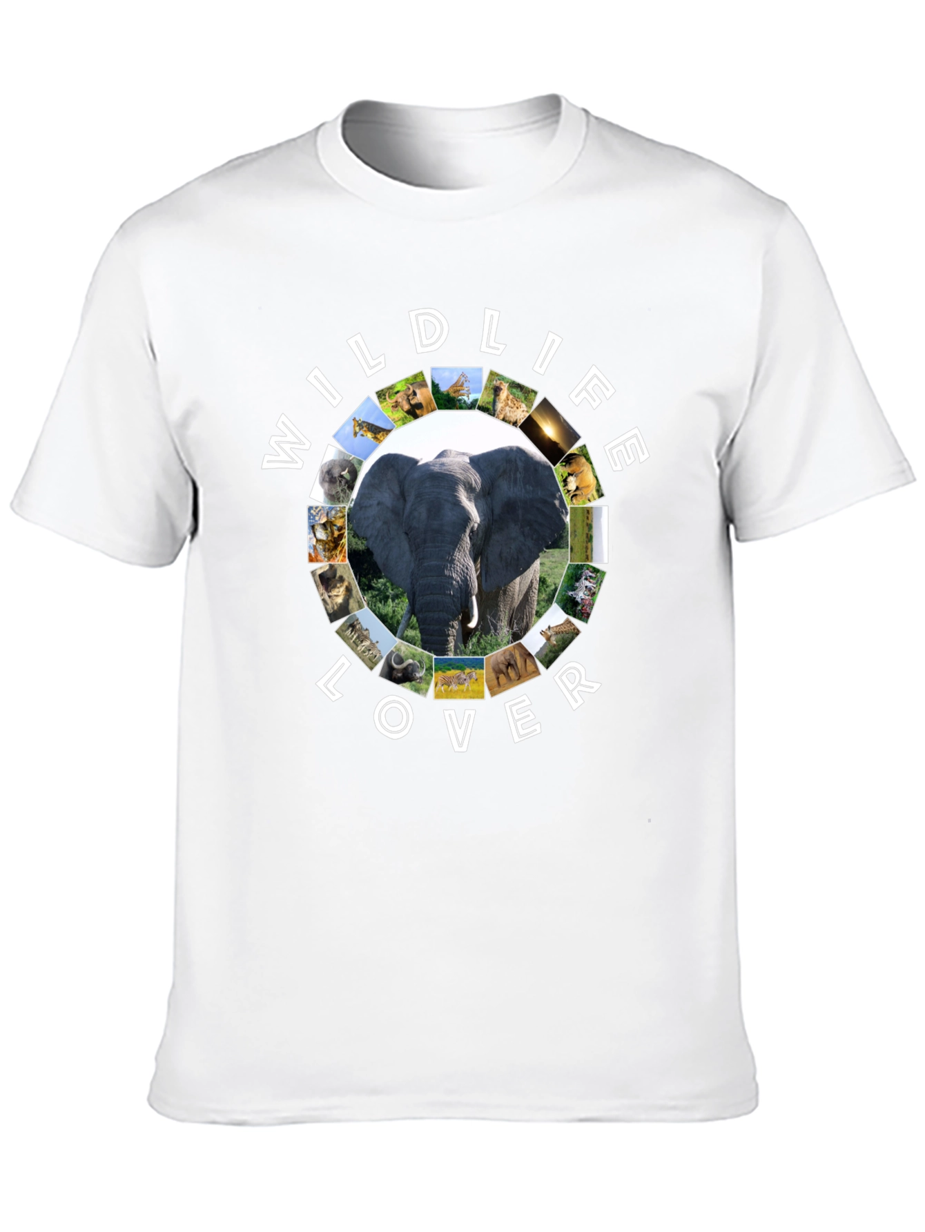 Wildlife Lover Graphic T-Shirt | Animal Print Tee