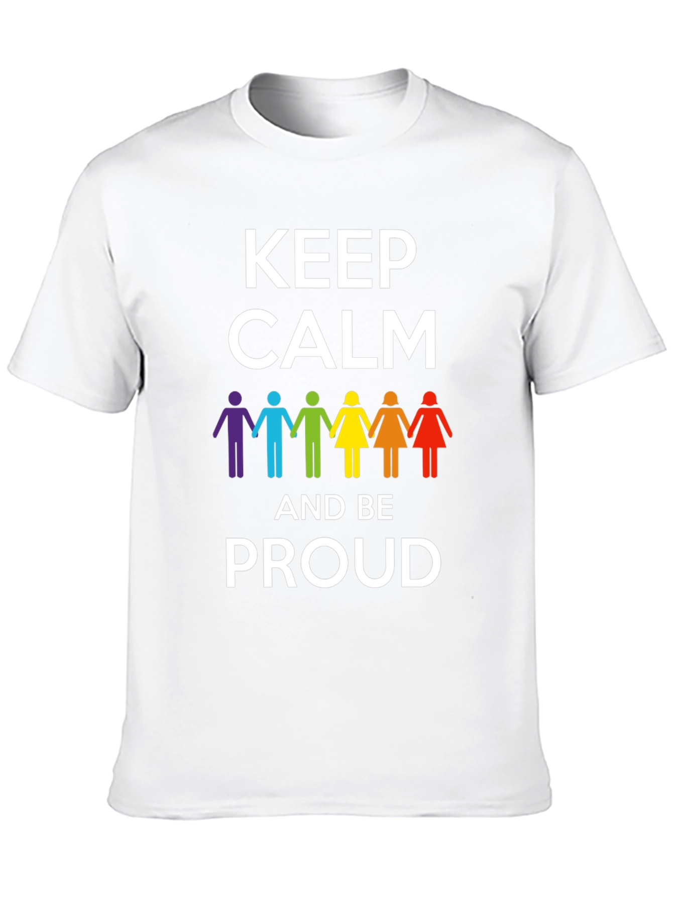 Keep Calm & Be Proud LGBT Pride T-Shirt