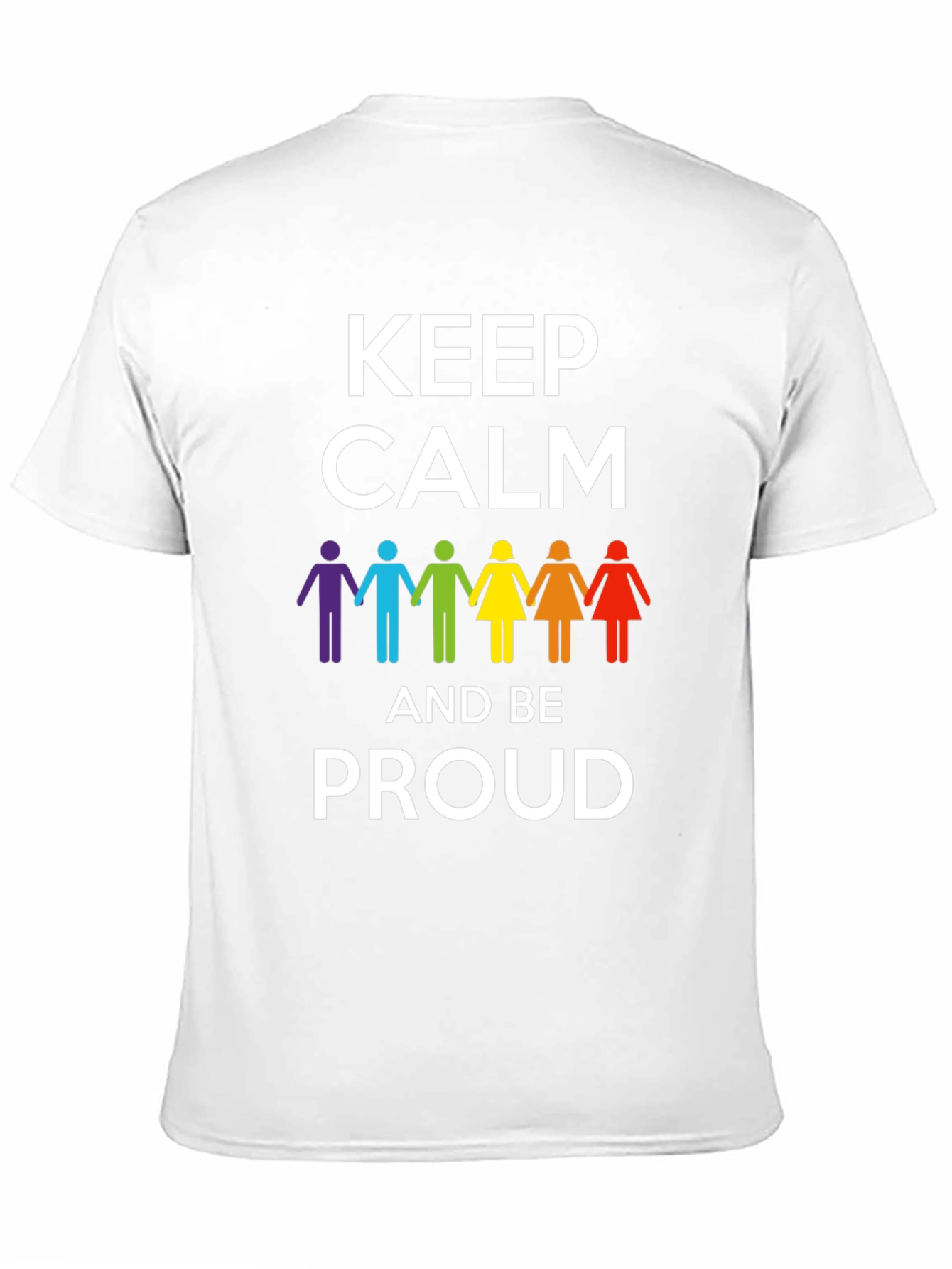 Keep Calm & Be Proud LGBT Pride T-Shirt