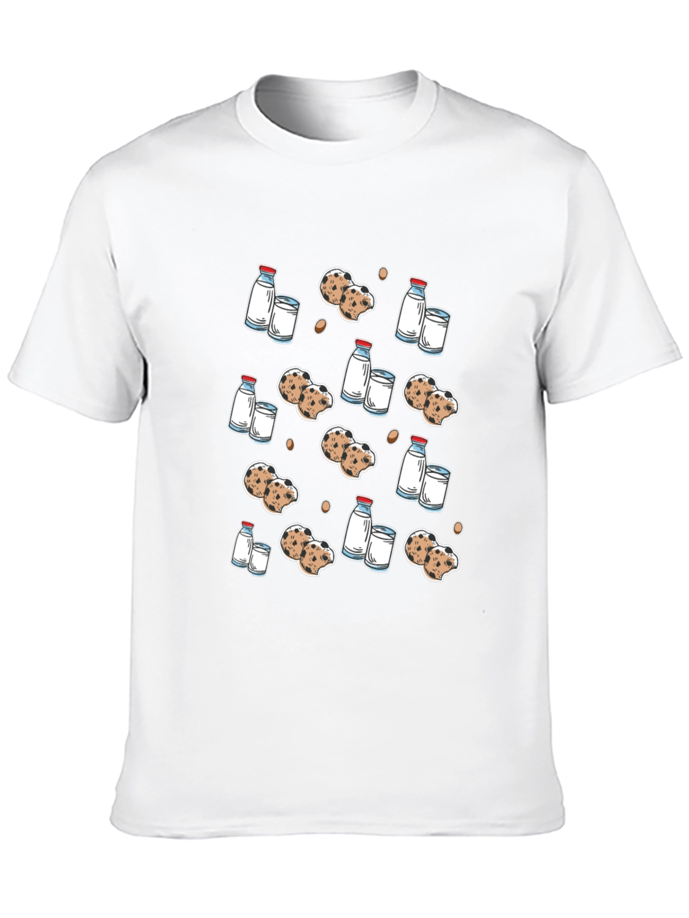 Milk & Cookies Graphic Tee - Black T-Shirt