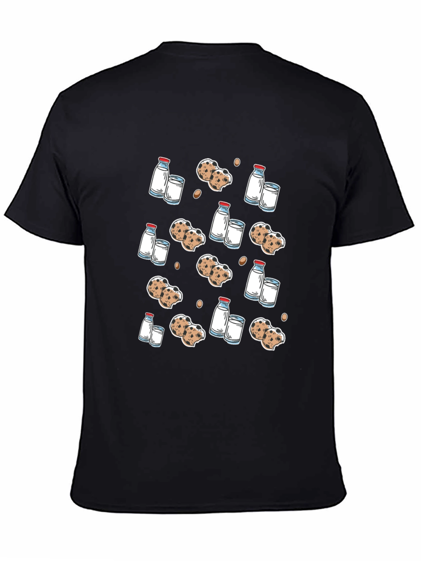 Milk & Cookies Graphic Tee - Black T-Shirt