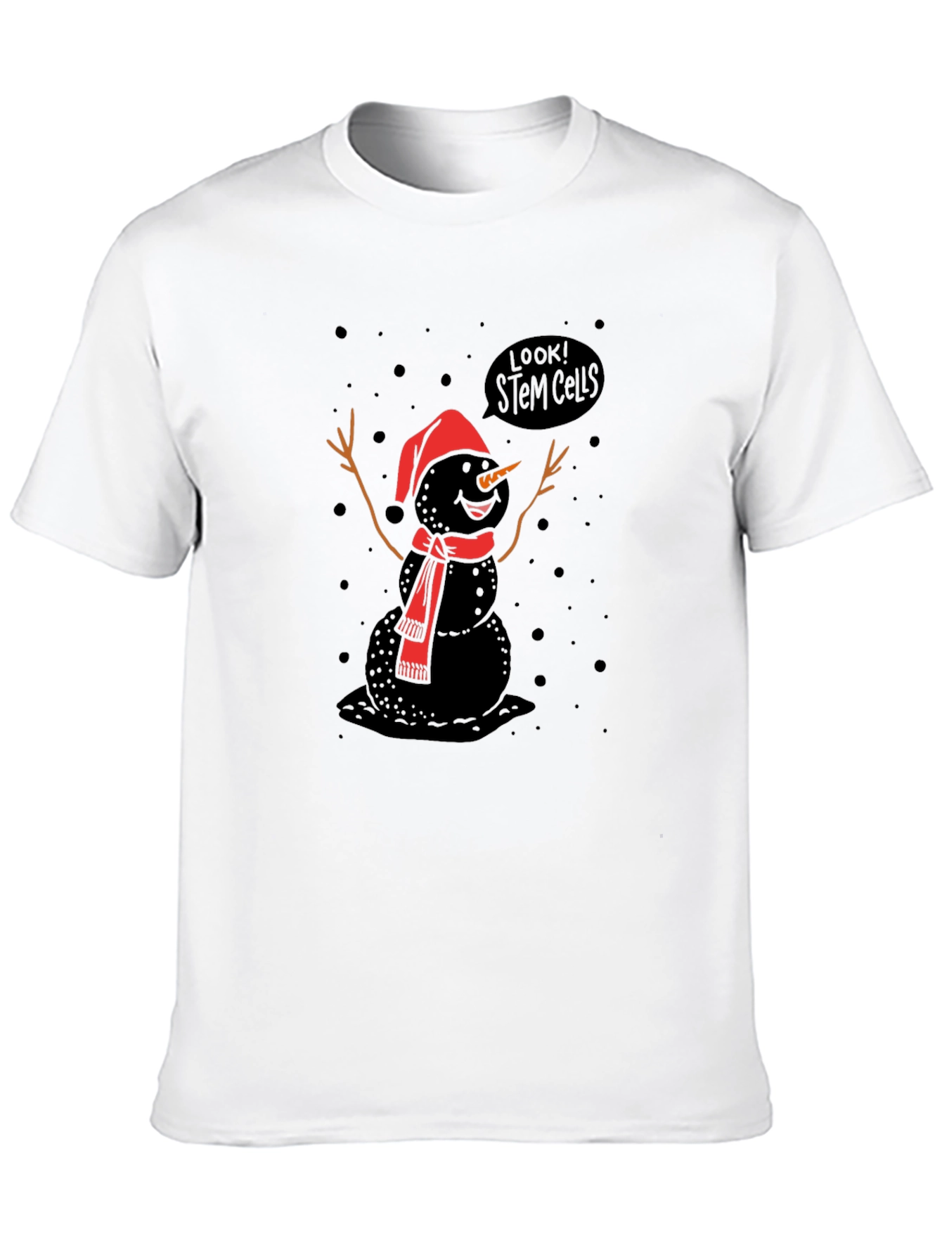 Look! Stem Cells Black Graphic Tee