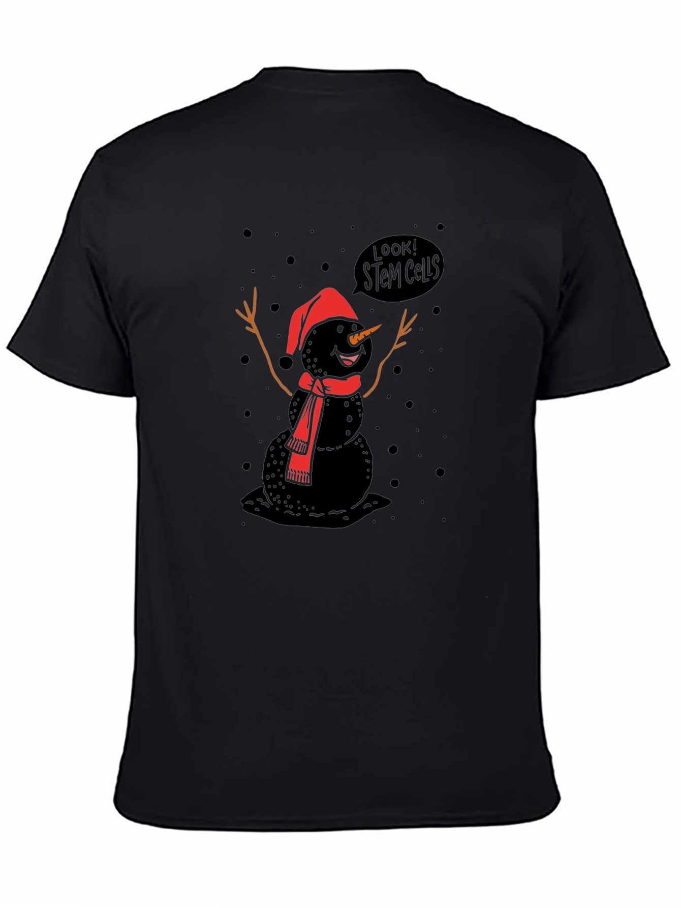 Look! Stem Cells Black Graphic Tee