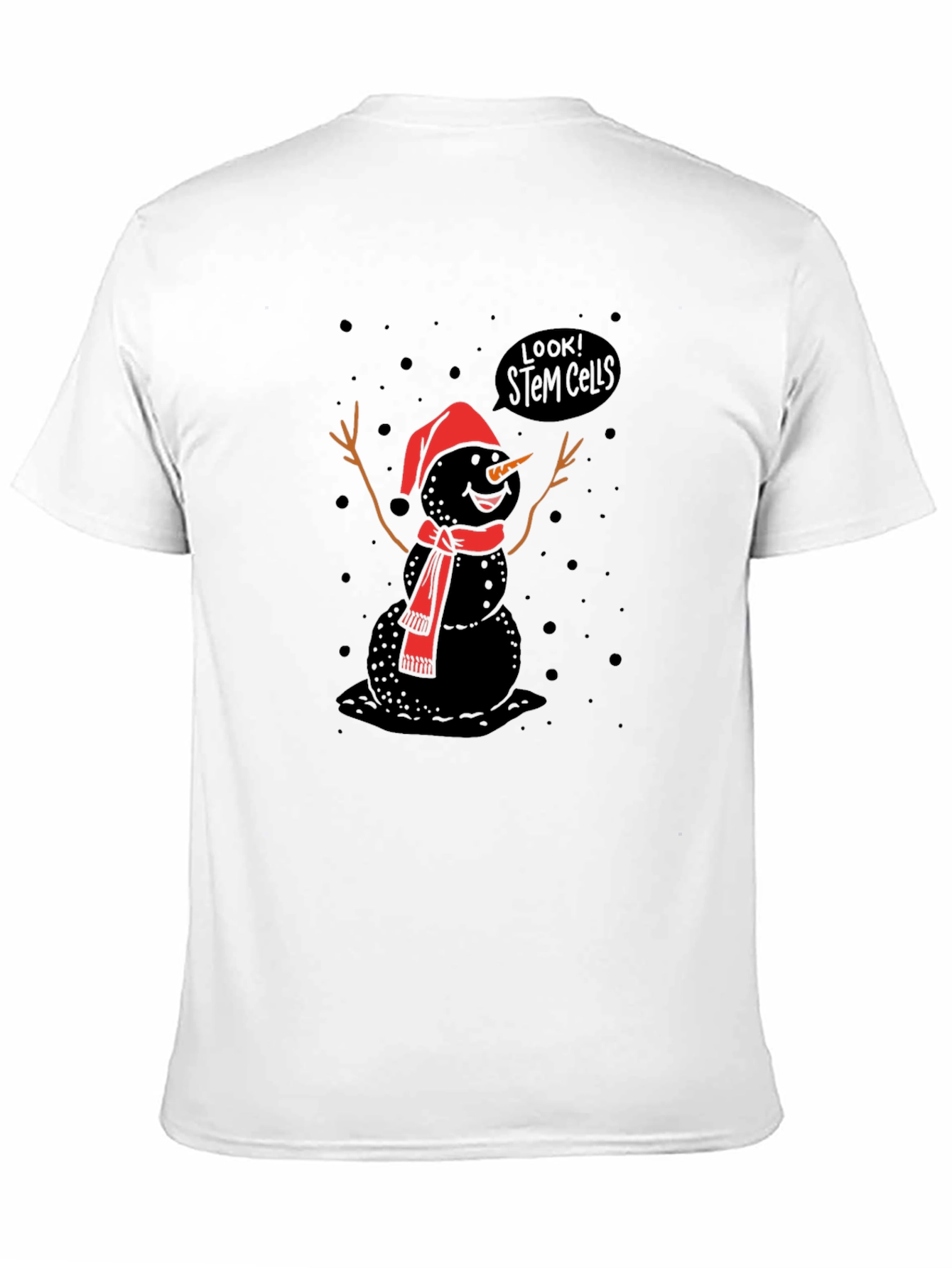 Look! Stem Cells Black Graphic Tee