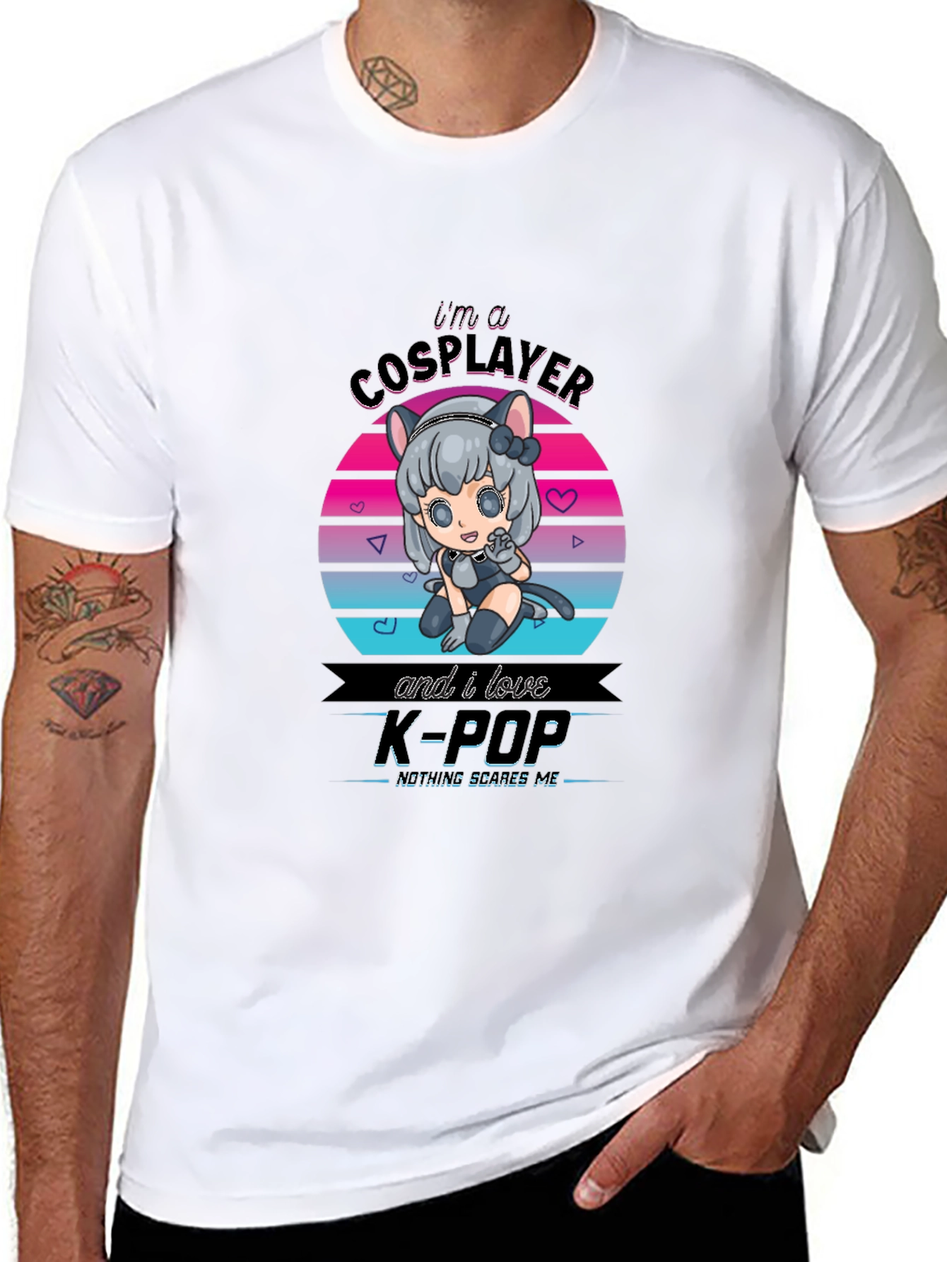 Cosplayer K-Pop T-Shirt Anime Graphic Tee