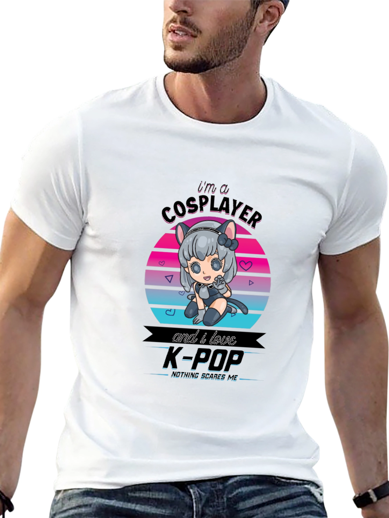 Cosplayer K-Pop T-Shirt Anime Graphic Tee