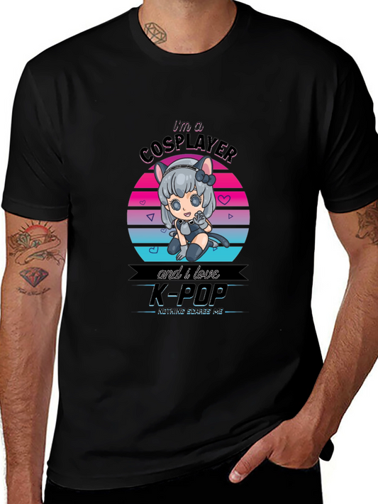 Cosplayer K-Pop T-Shirt Anime Graphic Tee