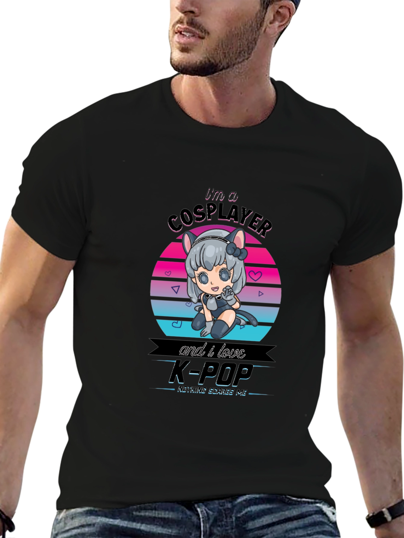 Cosplayer K-Pop T-Shirt Anime Graphic Tee