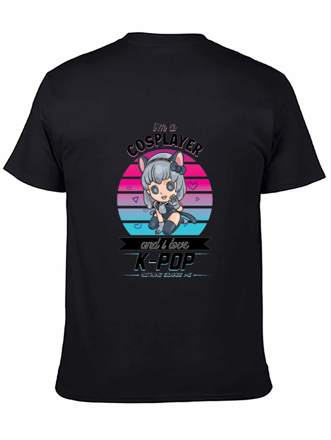Cosplayer K-Pop T-Shirt Anime Graphic Tee