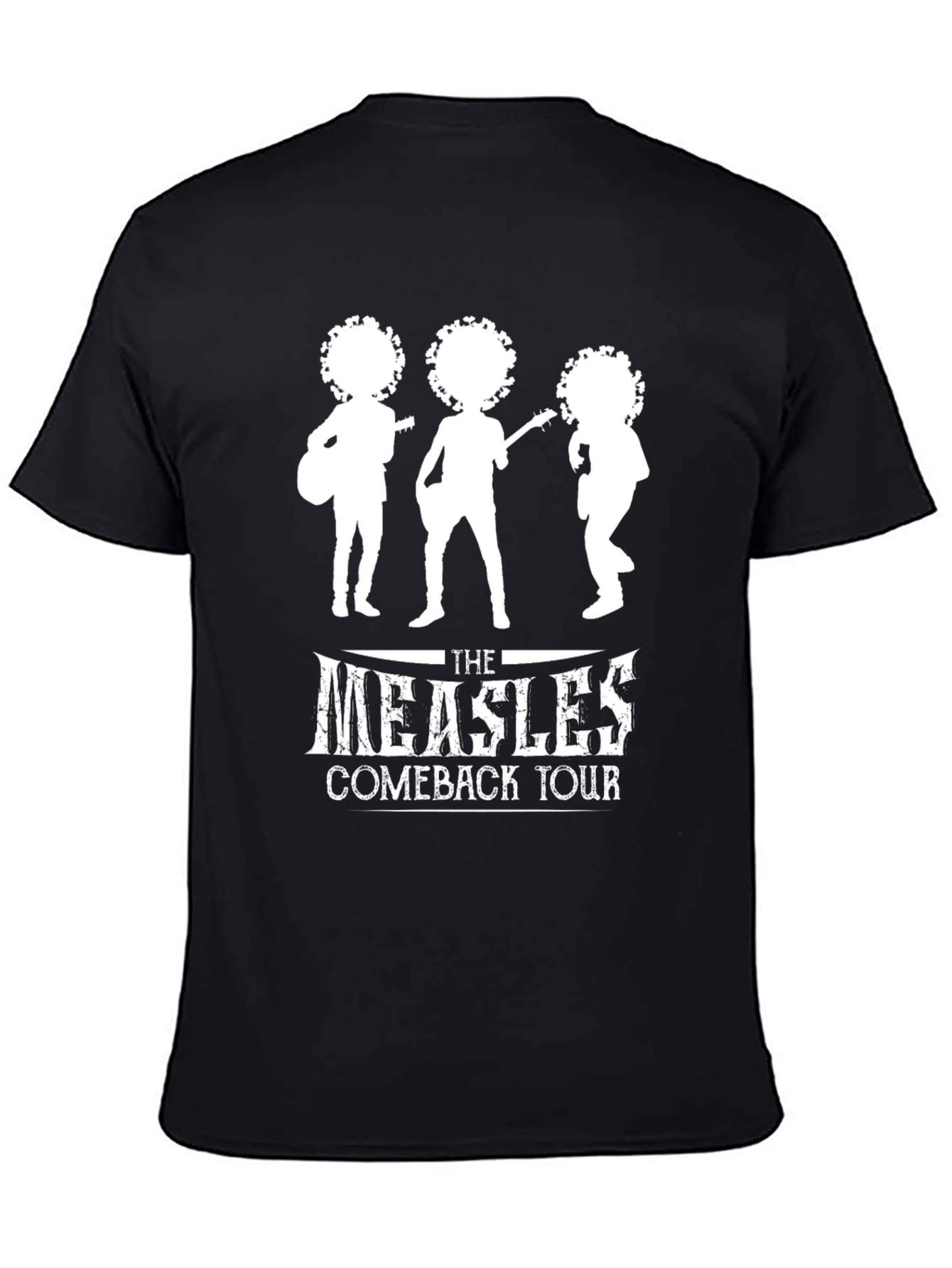 The Measles Comeback Tour Black Graphic Tee