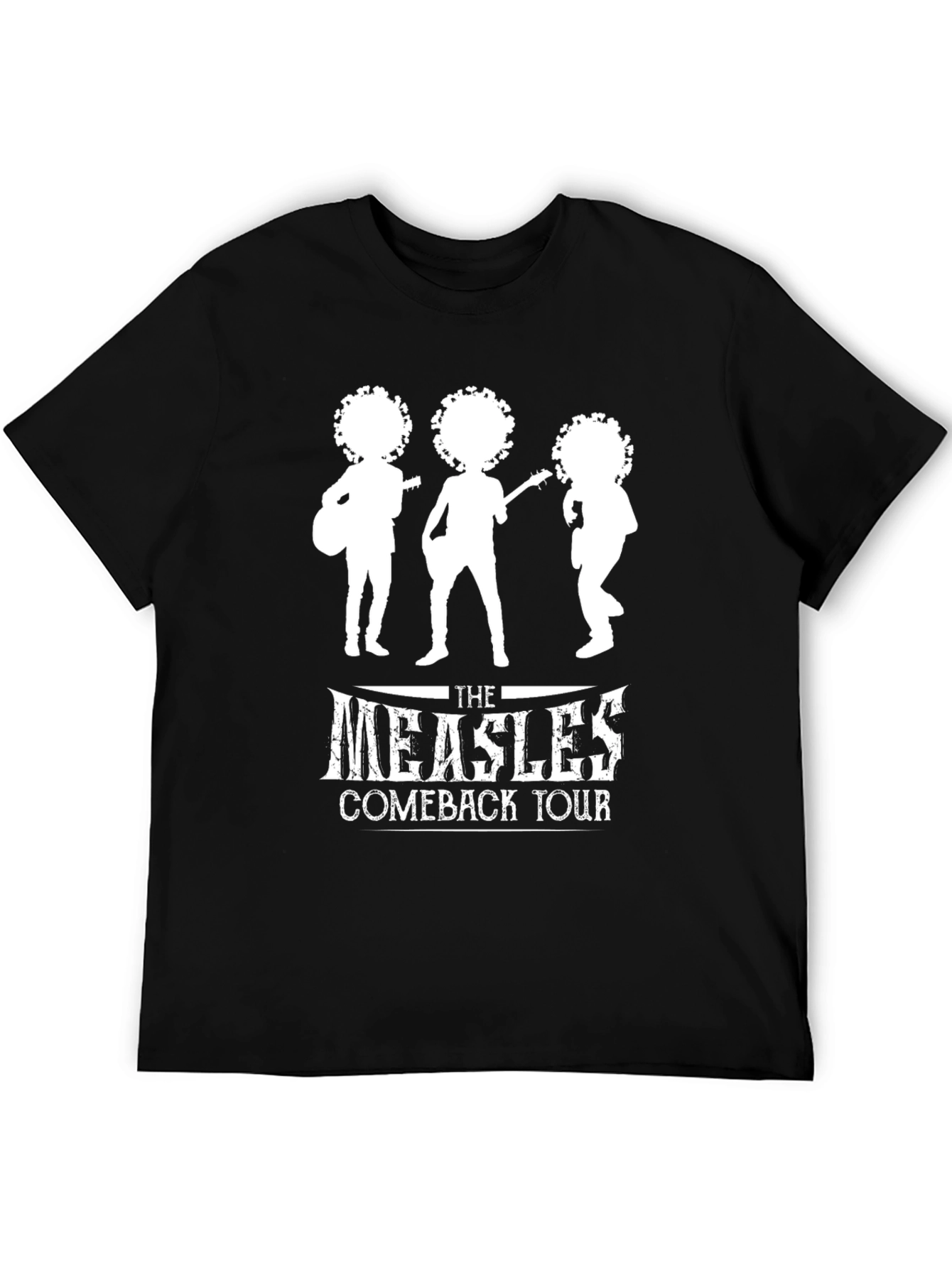 The Measles Comeback Tour Black Graphic Tee