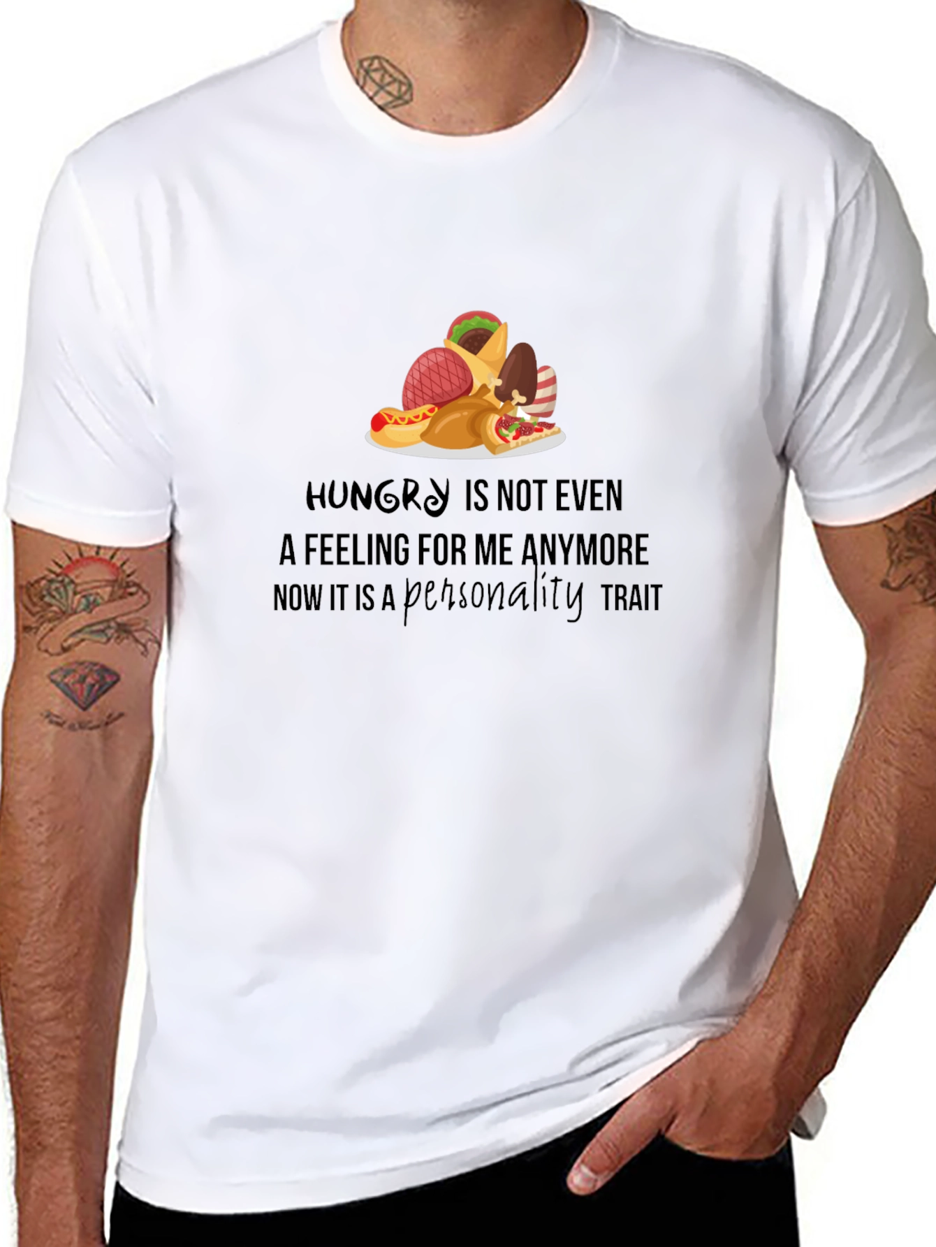 Hungry Personality T-Shirt - Foodie Apparel