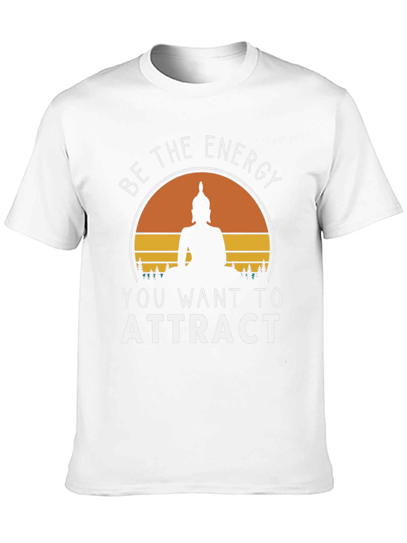 Energy Attract T-Shirt - Buddha Silhouette