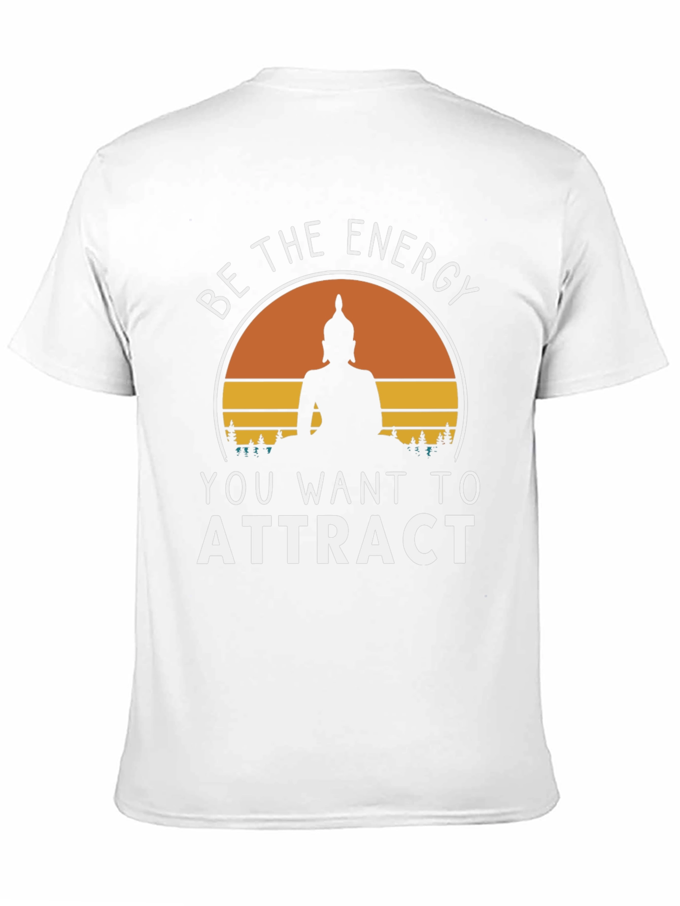 Energy Attract T-Shirt - Buddha Silhouette