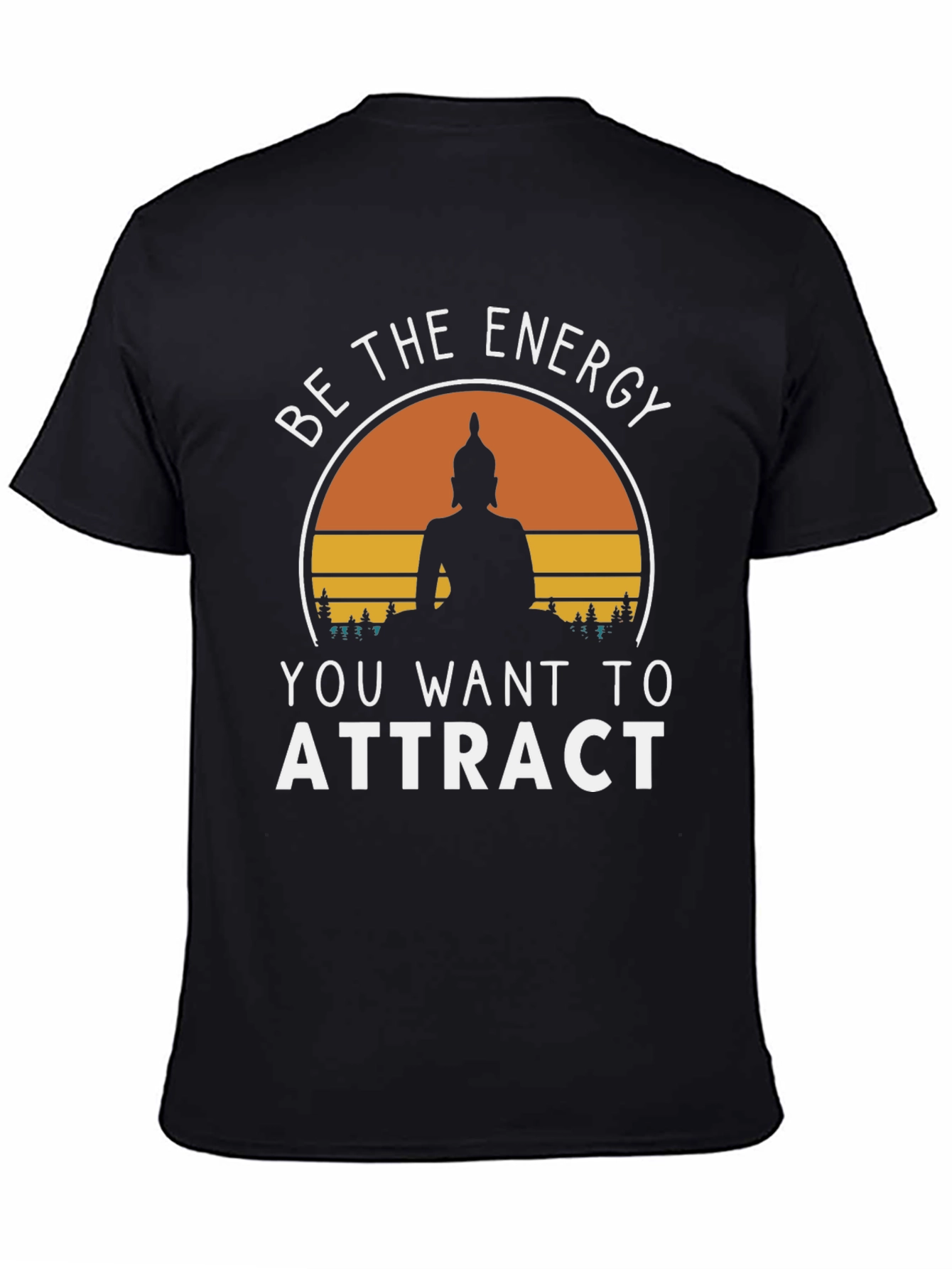 Energy Attract T-Shirt - Buddha Silhouette