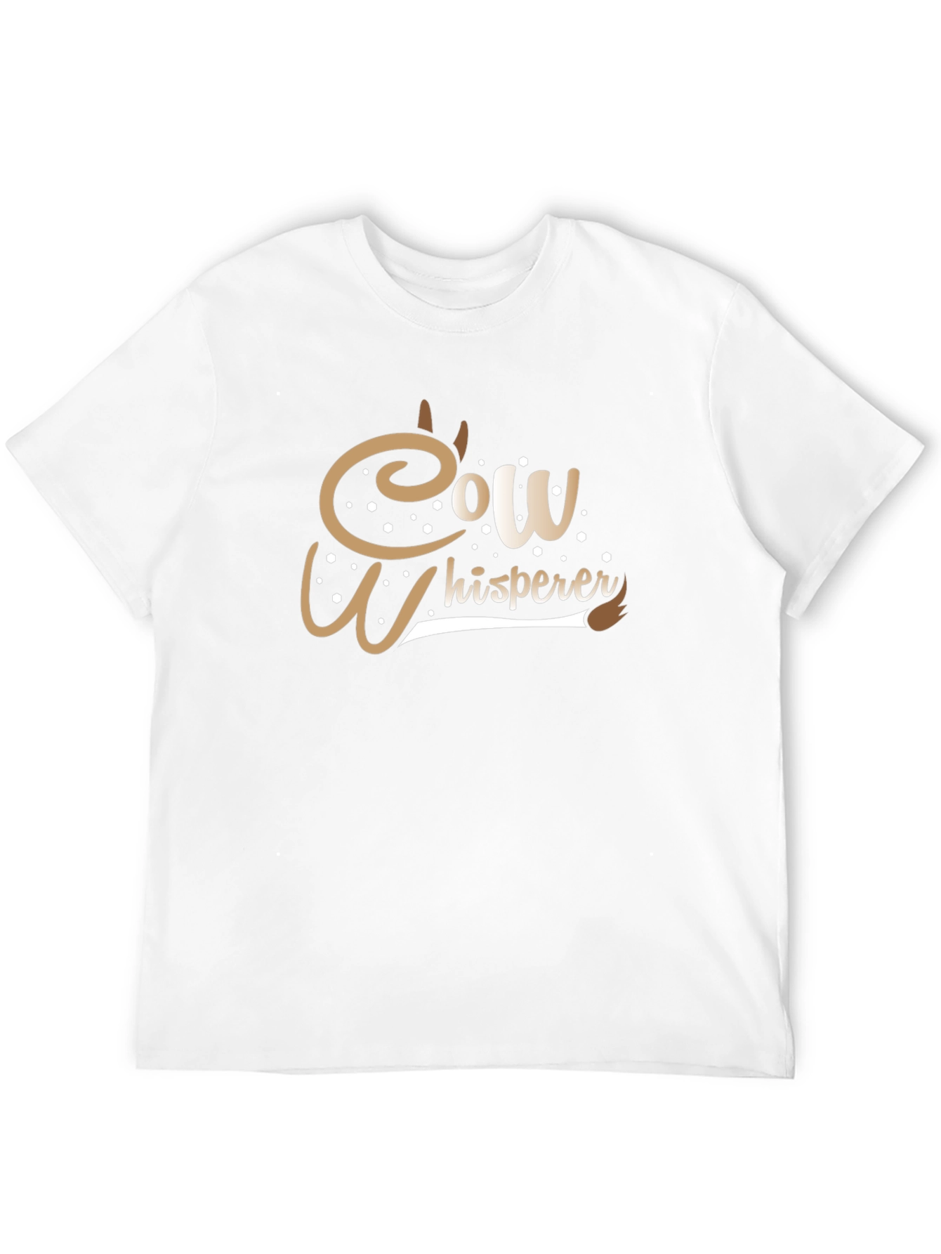Cow Whisperer Graphic Tee - Unisex Black T-Shirt