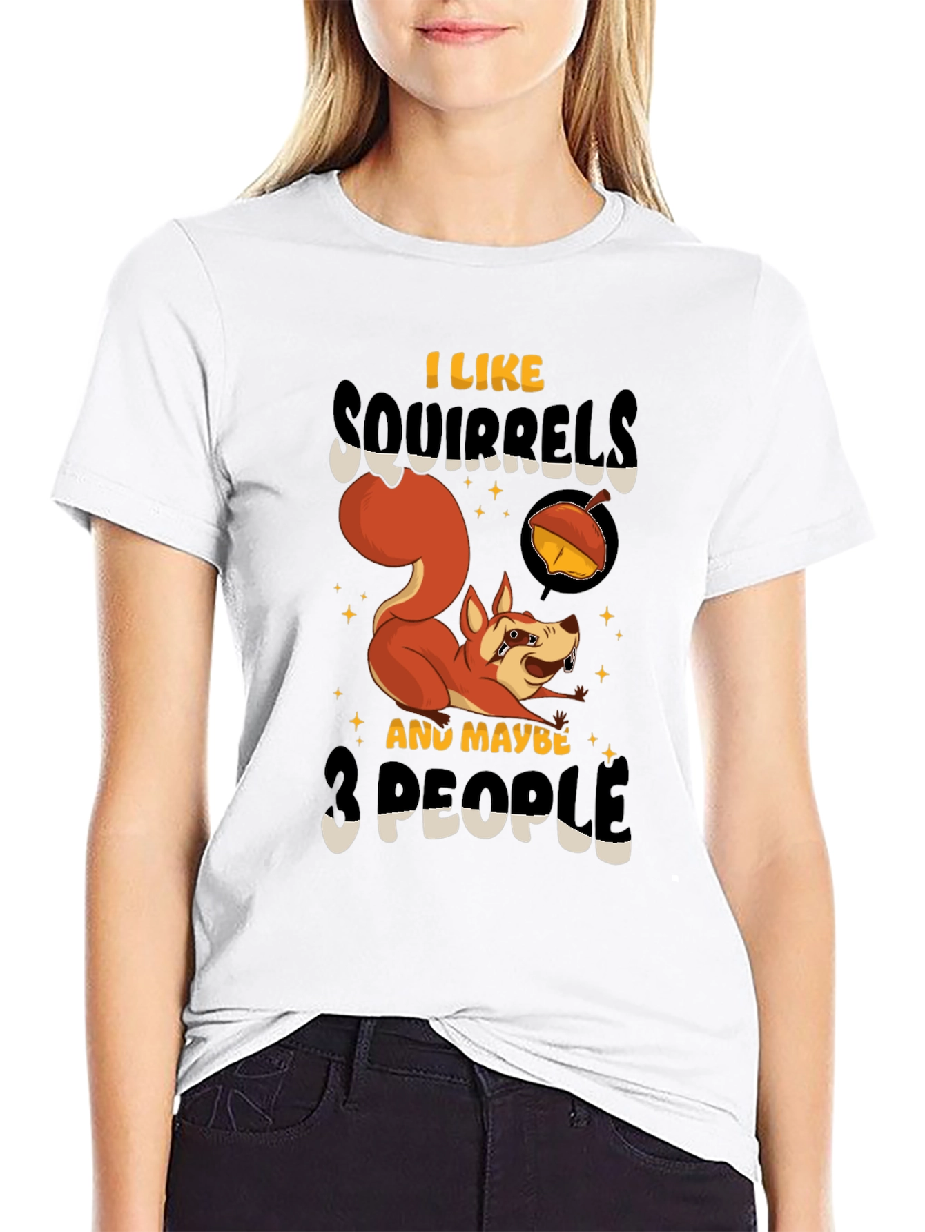 Squirrel Lover Graphic T-Shirt